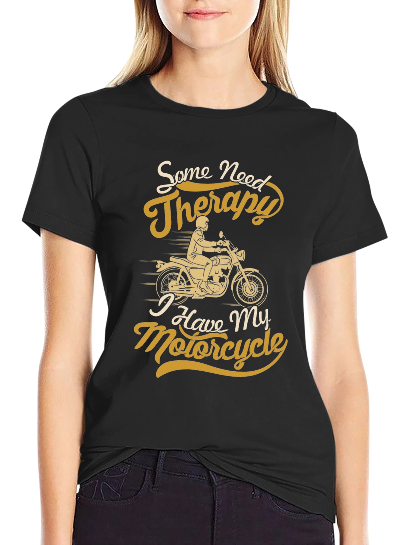 Motorcycle Therapy Graphic T-Shirt