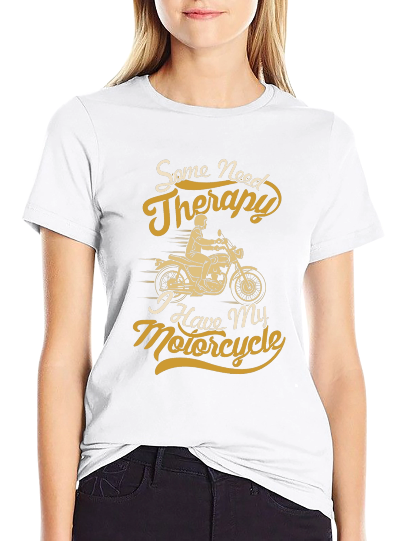 Motorcycle Therapy Graphic T-Shirt