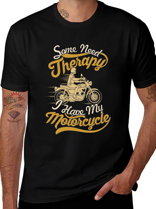 Motorcycle Therapy Graphic T-Shirt