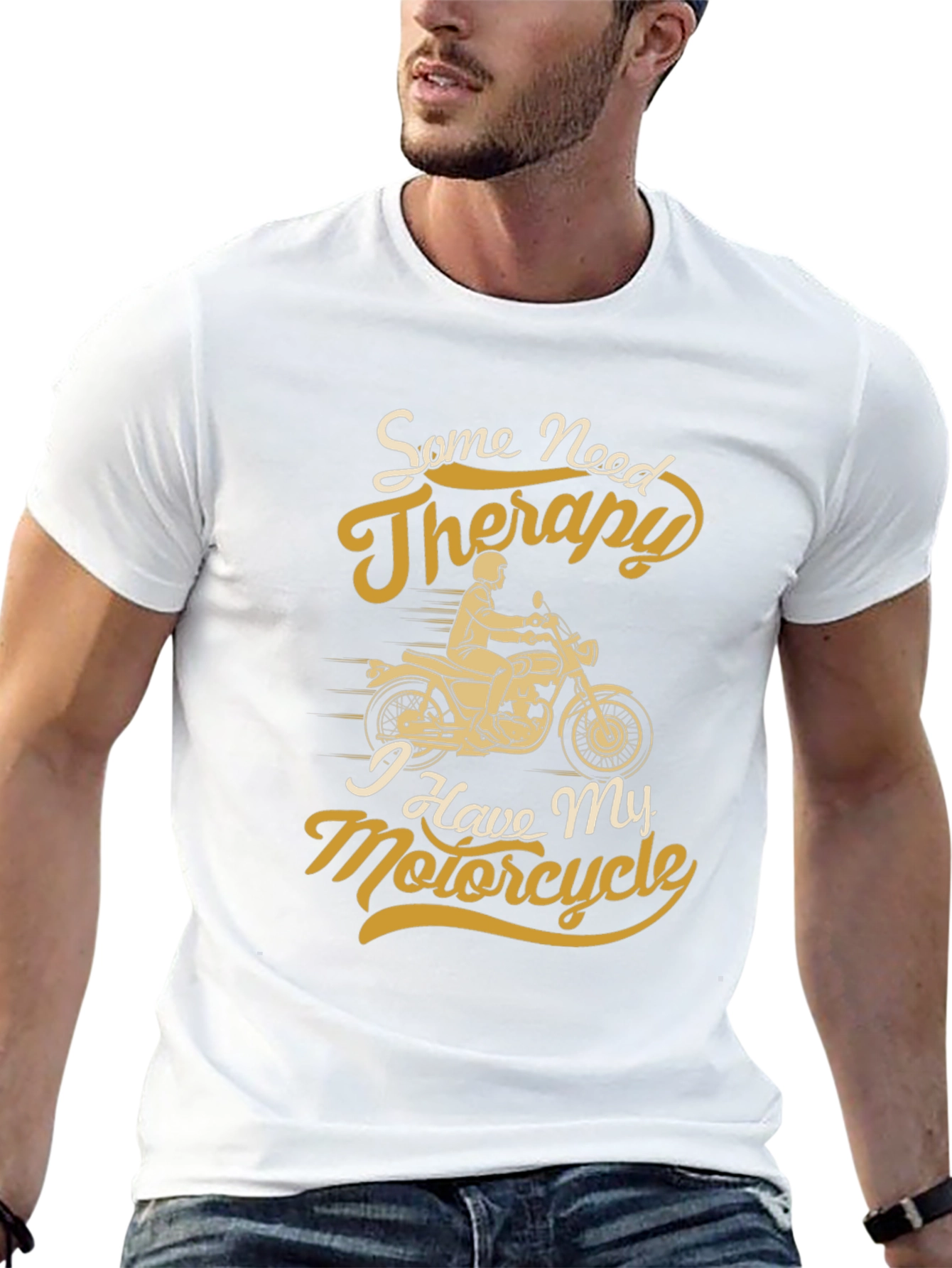 Motorcycle Therapy Graphic T-Shirt