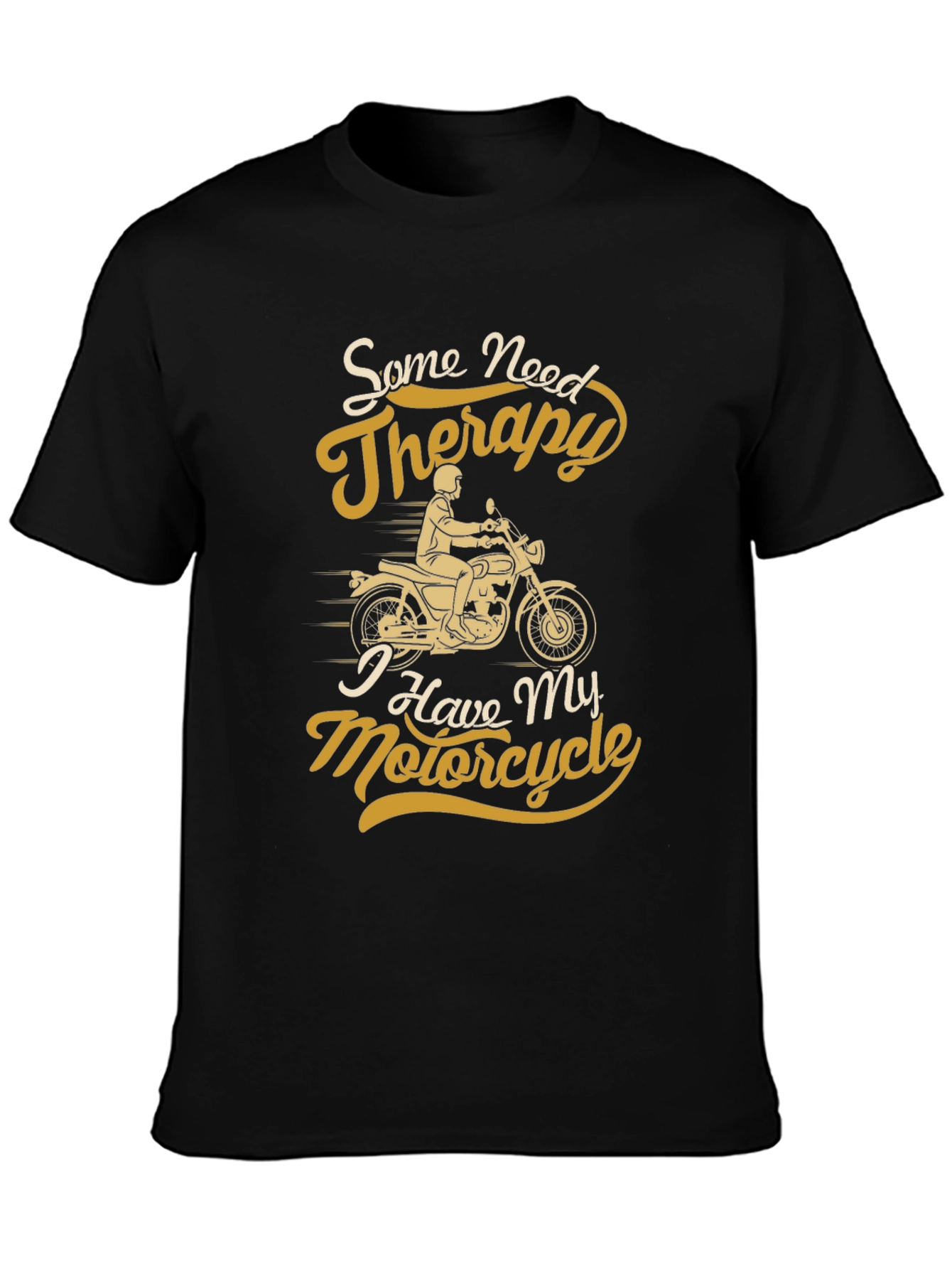 Motorcycle Therapy Graphic T-Shirt