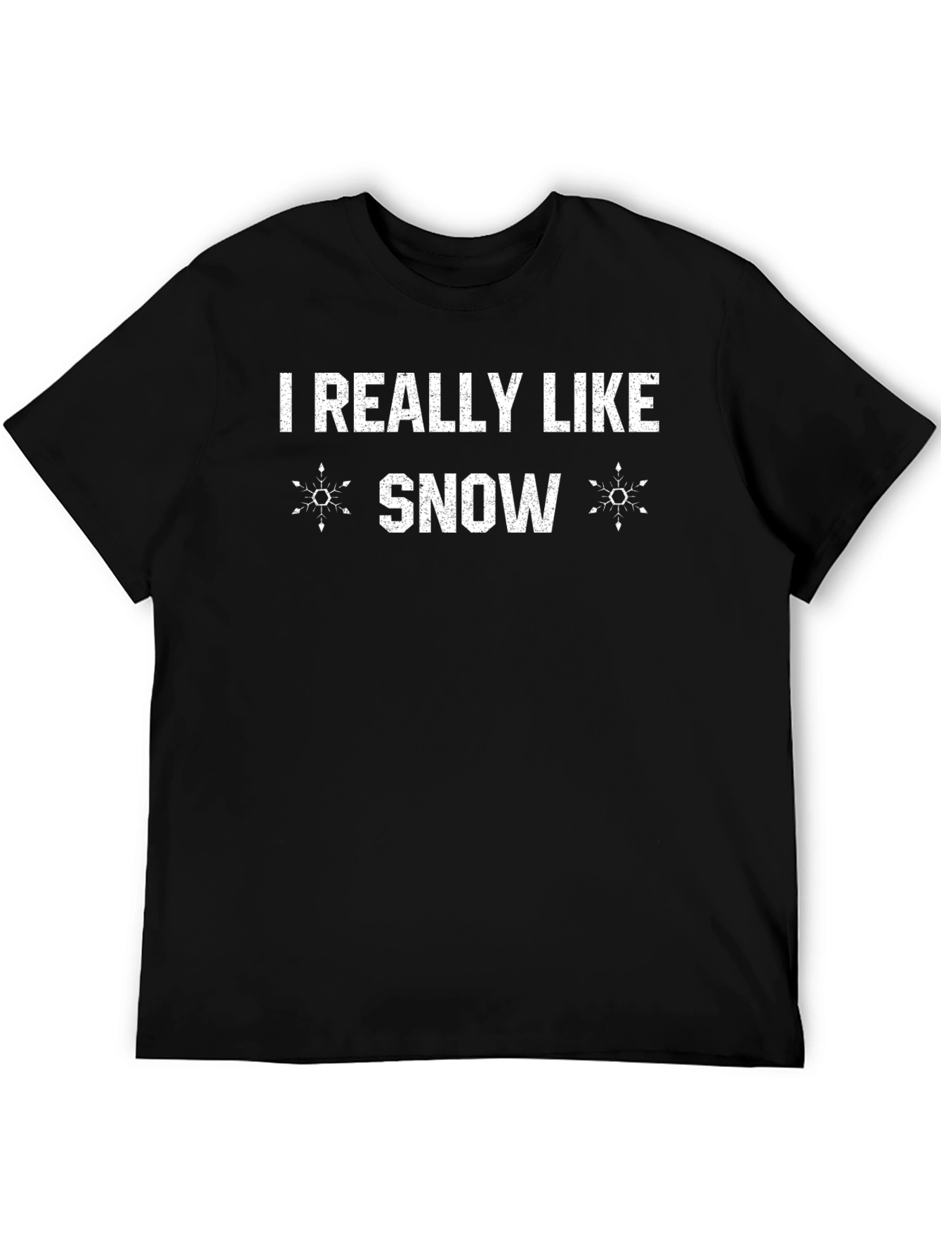 I Really Like Snow T-Shirt - Winter Holiday Apparel