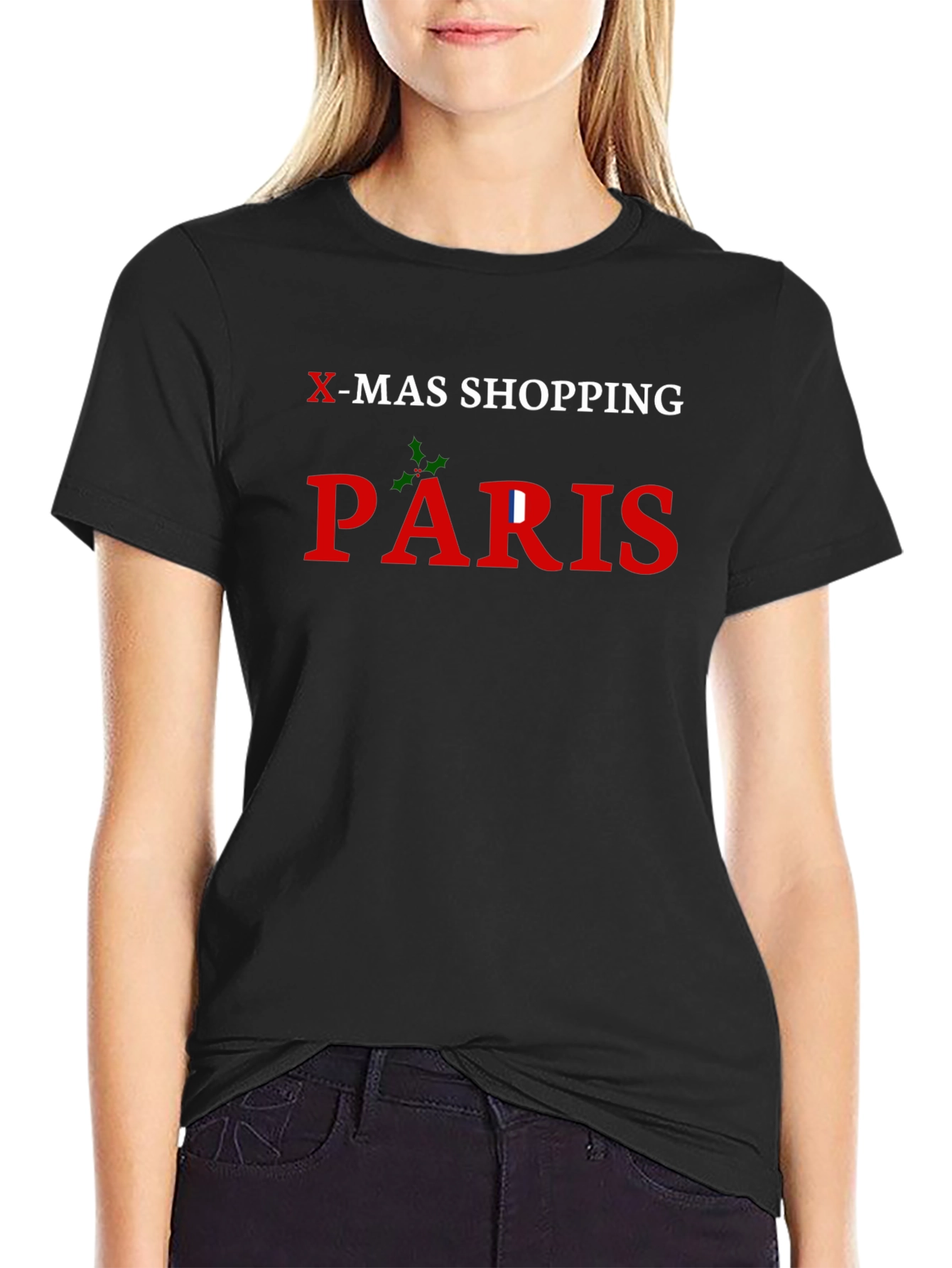 X-Mas Shopping in Paris Graphic T-Shirt