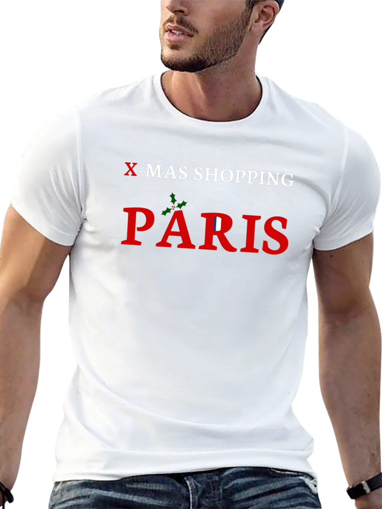 X-Mas Shopping in Paris Graphic T-Shirt