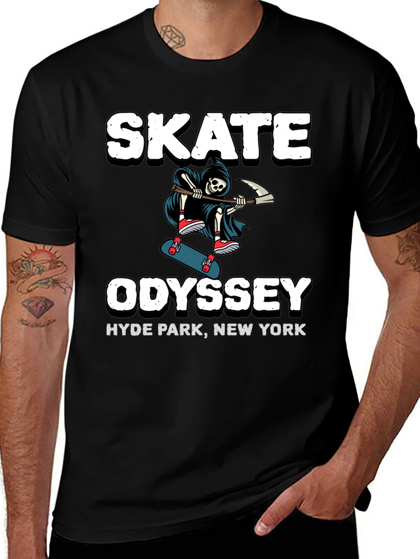 Skate Odyssey Graphic T-Shirt - Hyde Park NY