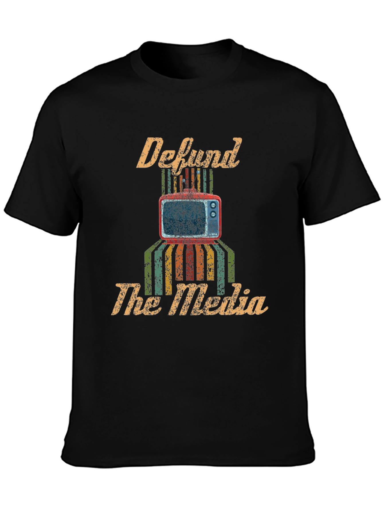 Defund The Media Graphic Tee