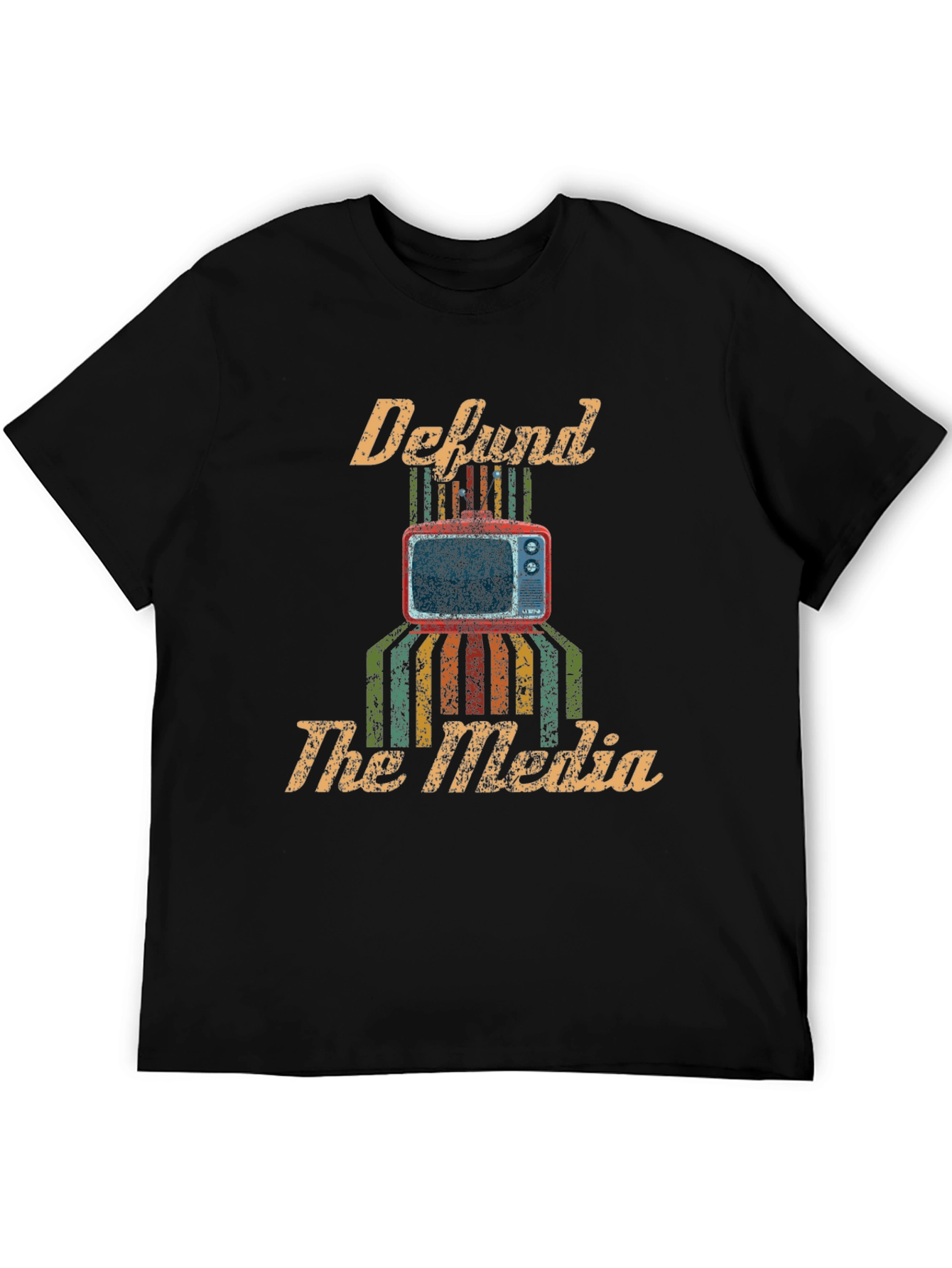 Defund The Media Graphic Tee