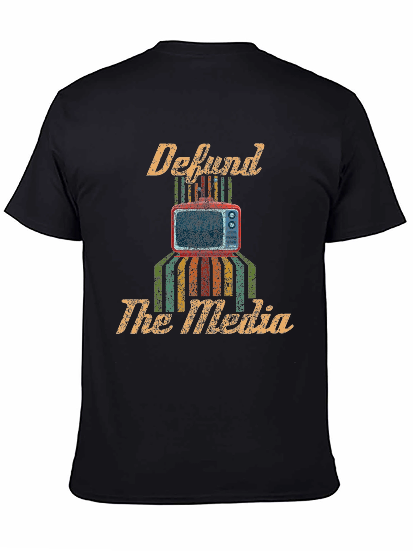 Defund The Media Graphic Tee