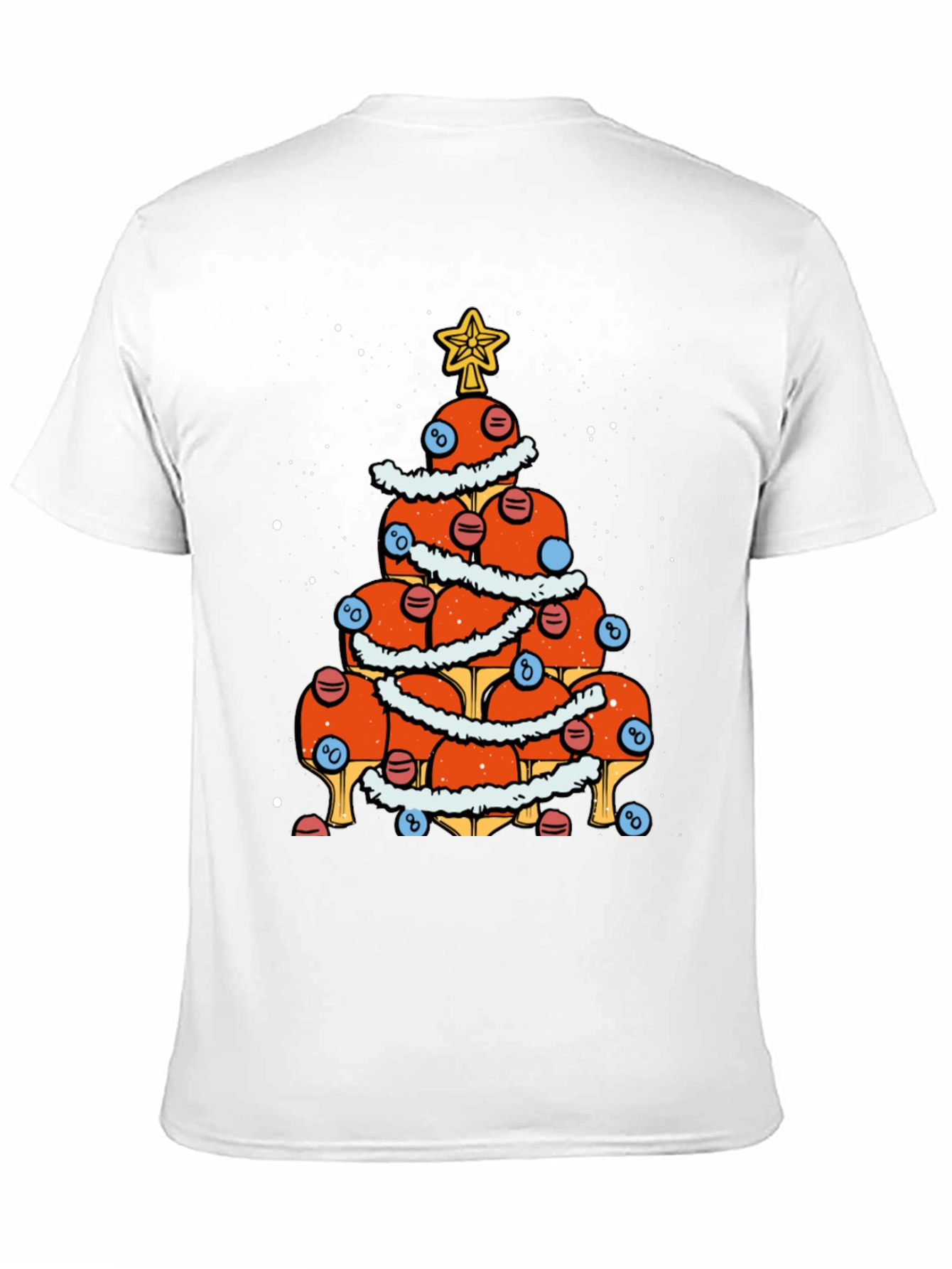 Festive Ping Pong Tree T-Shirt - Holiday Cheer