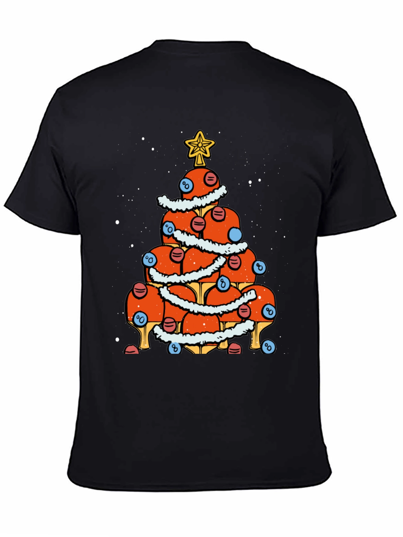 Festive Ping Pong Tree T-Shirt - Holiday Cheer