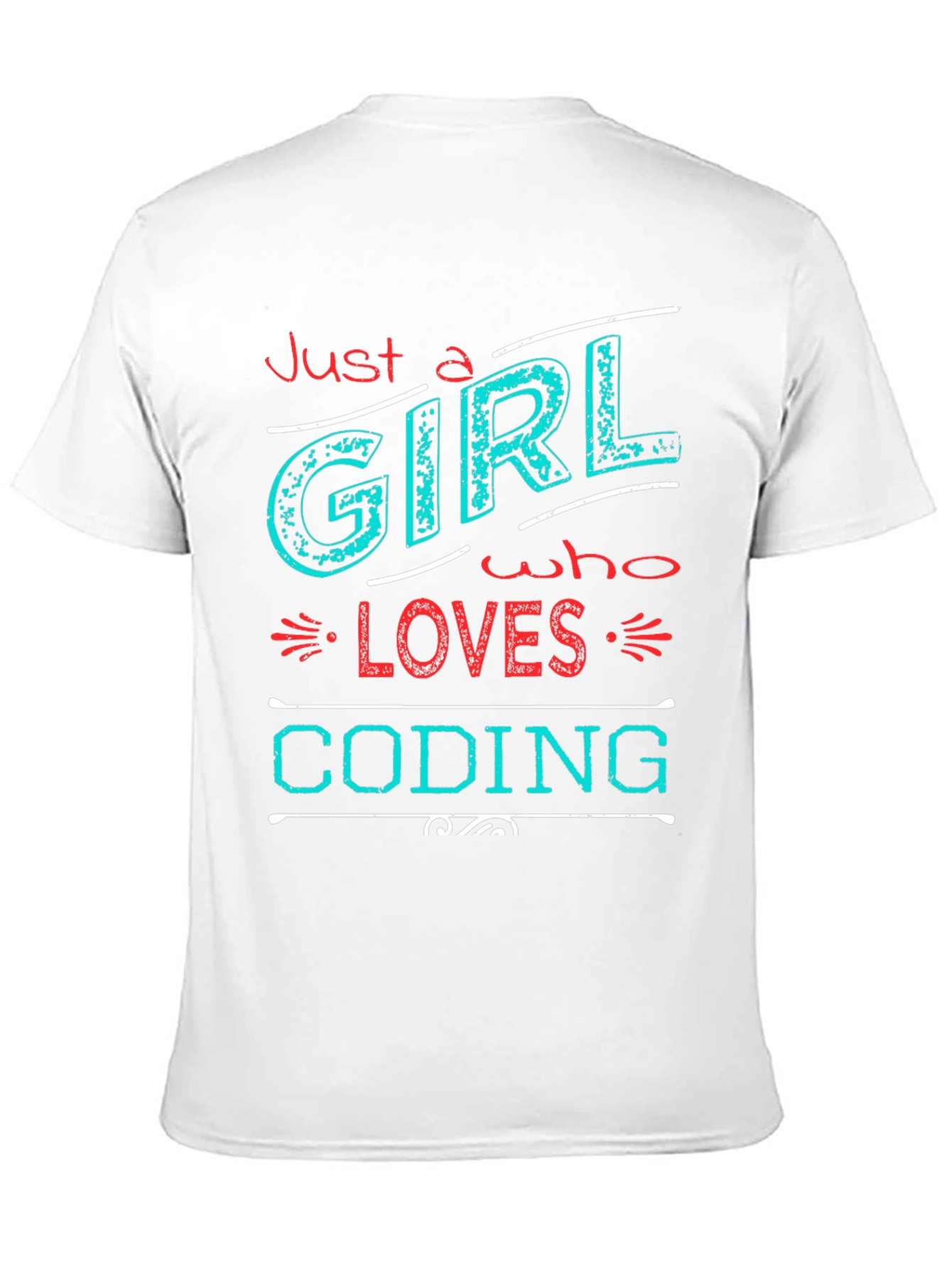 Just a Girl Who Loves Coding T-Shirt