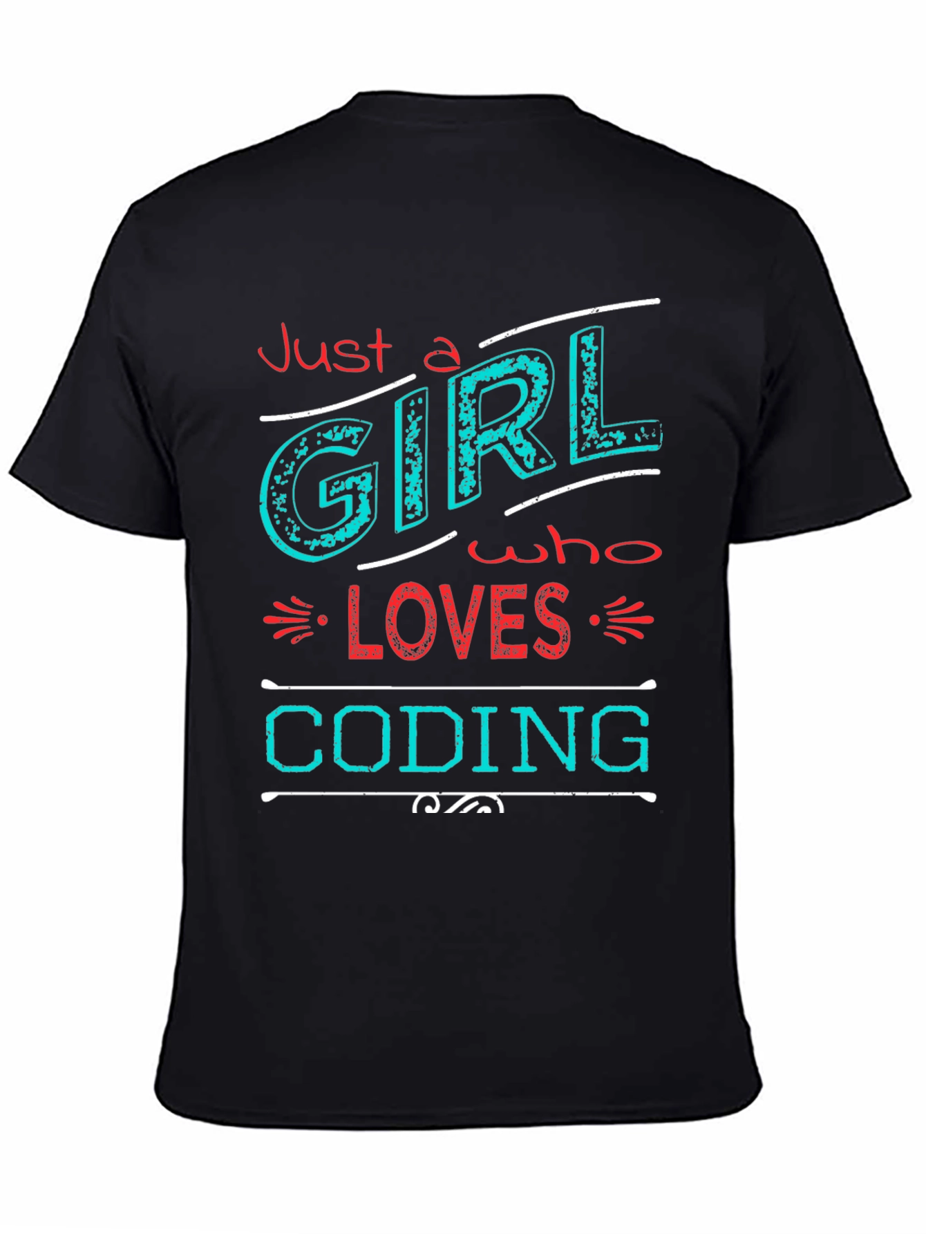 Just a Girl Who Loves Coding T-Shirt