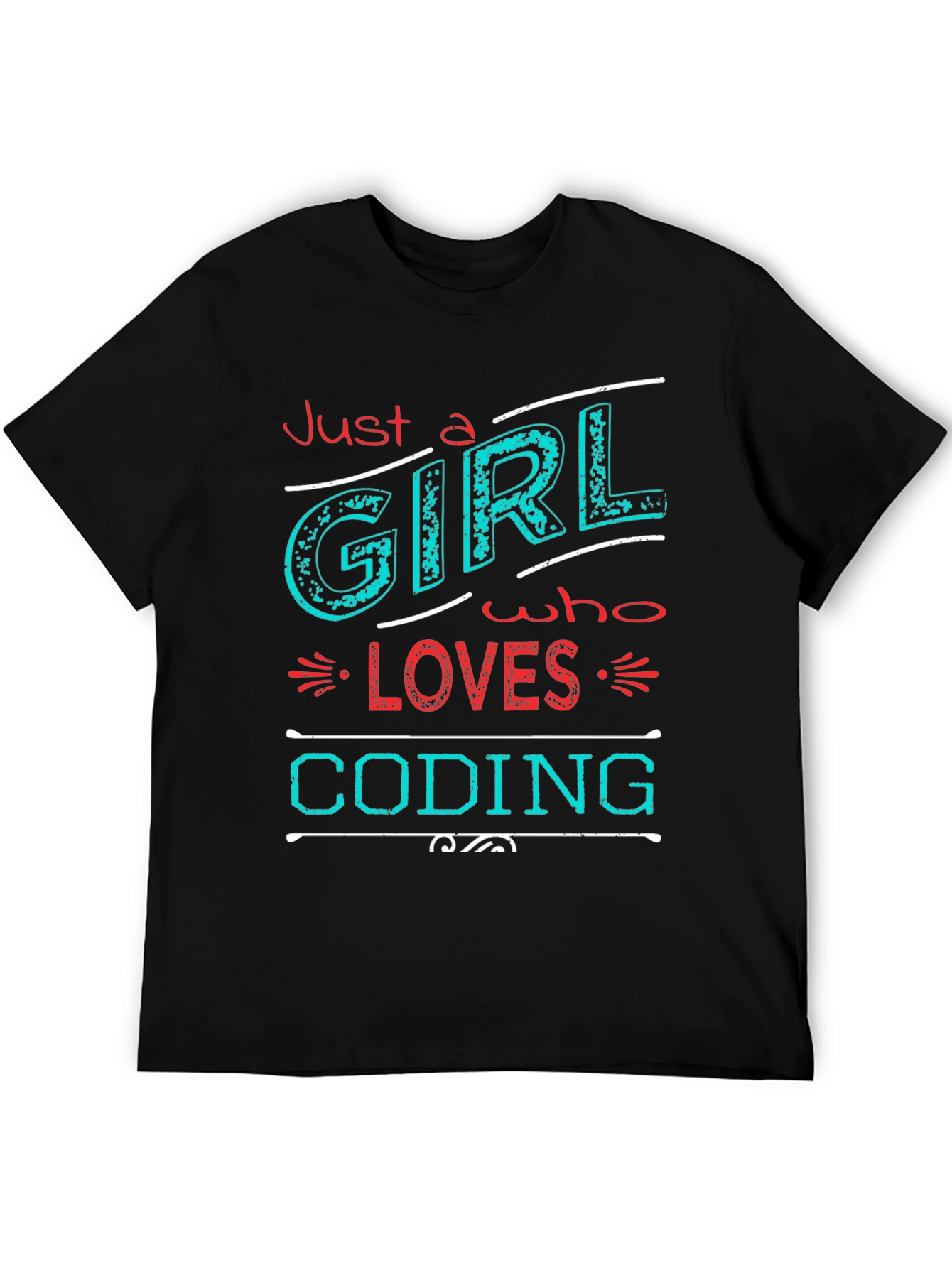 Just a Girl Who Loves Coding T-Shirt