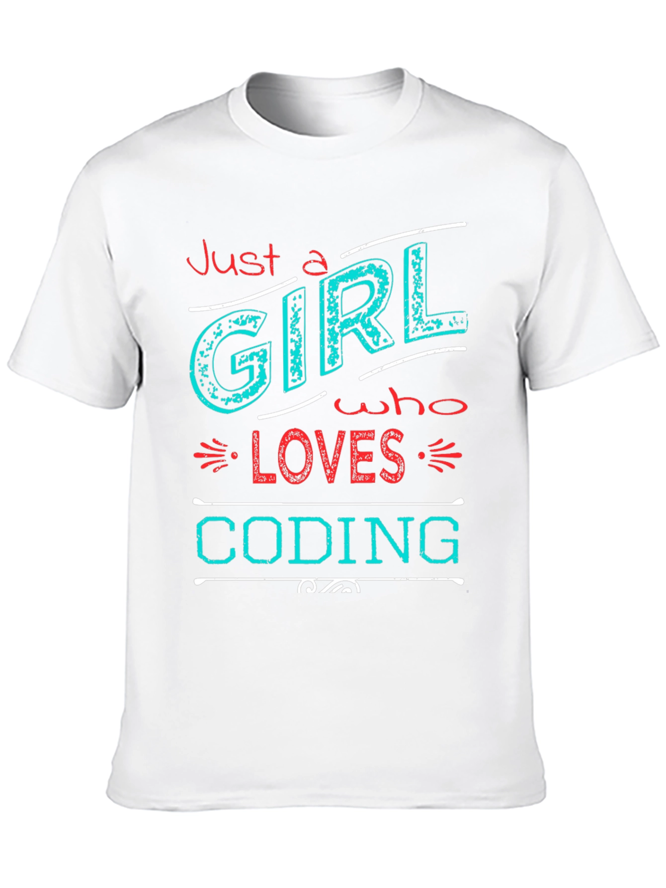 Just a Girl Who Loves Coding T-Shirt
