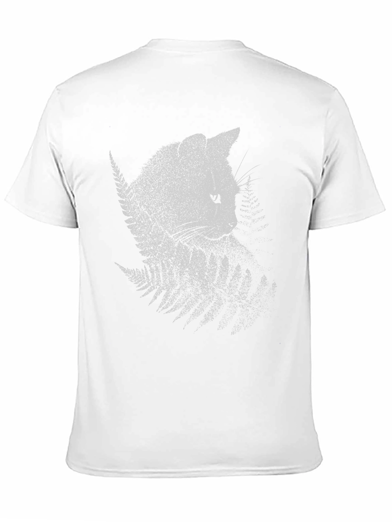 Nature Cat Graphic Tee - Black Crewneck