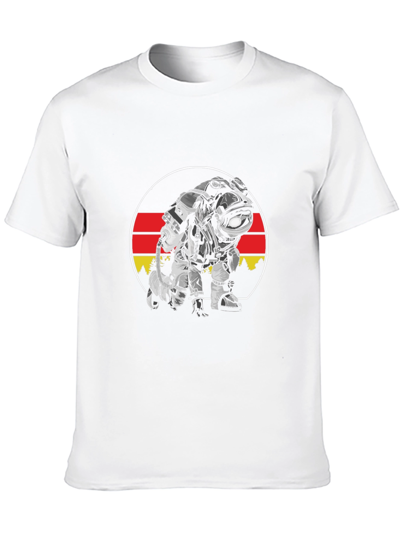 Astronaut Germany Flag T-Shirt - Space Adventure
