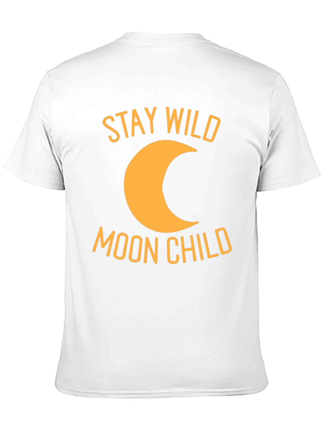 Stay Wild Moon Child Black Graphic T-Shirt