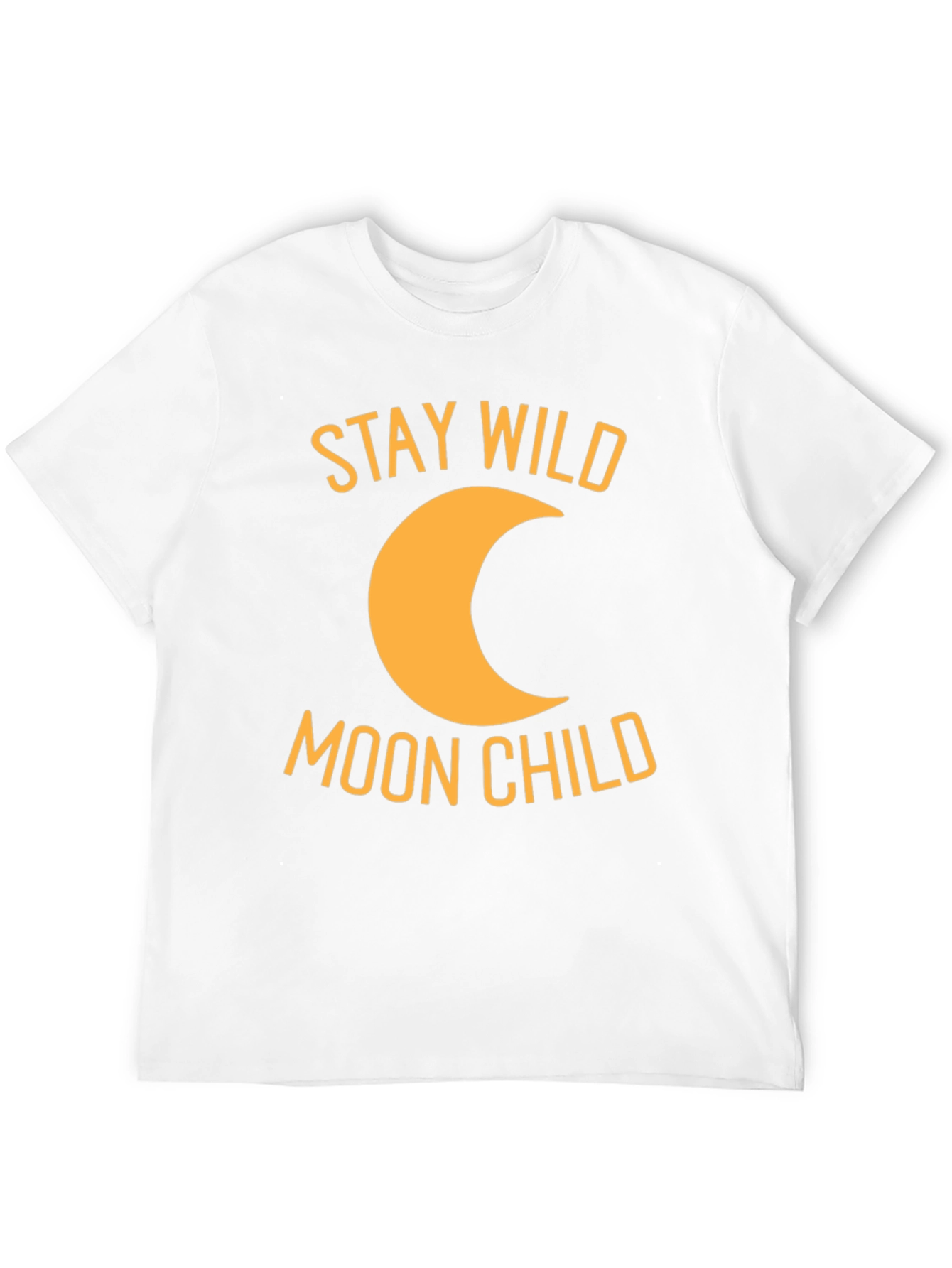 Stay Wild Moon Child Black Graphic T-Shirt