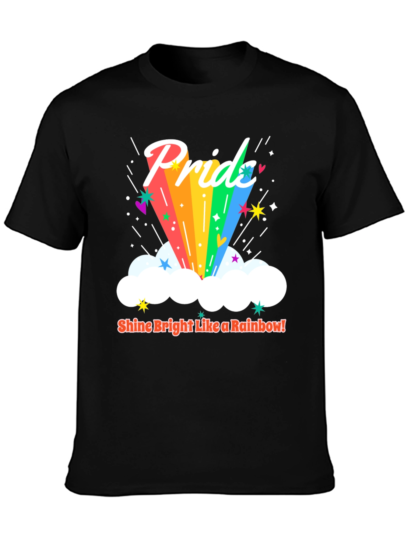 Pride Rainbow Graphic Tee