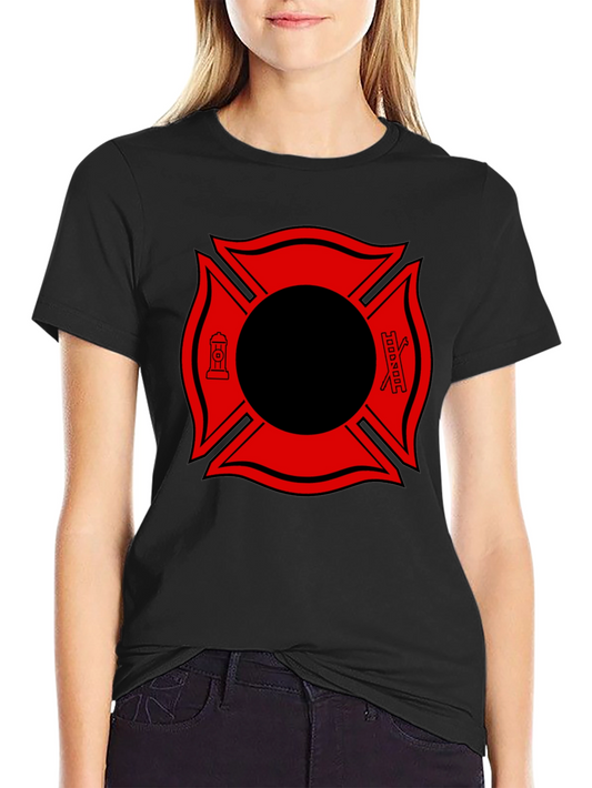 Firefighter Maltese Cross Graphic Tee