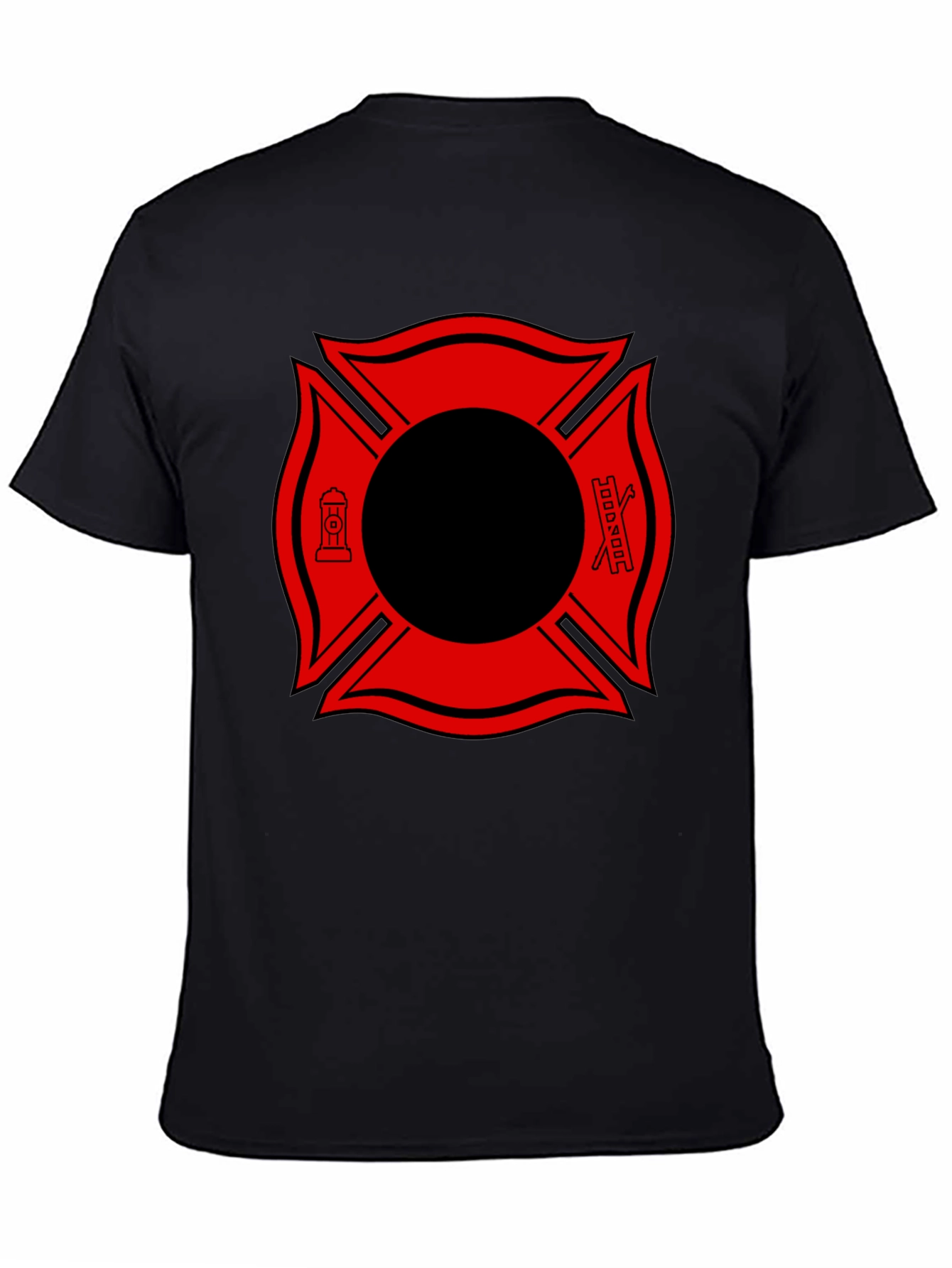 Firefighter Maltese Cross Graphic Tee