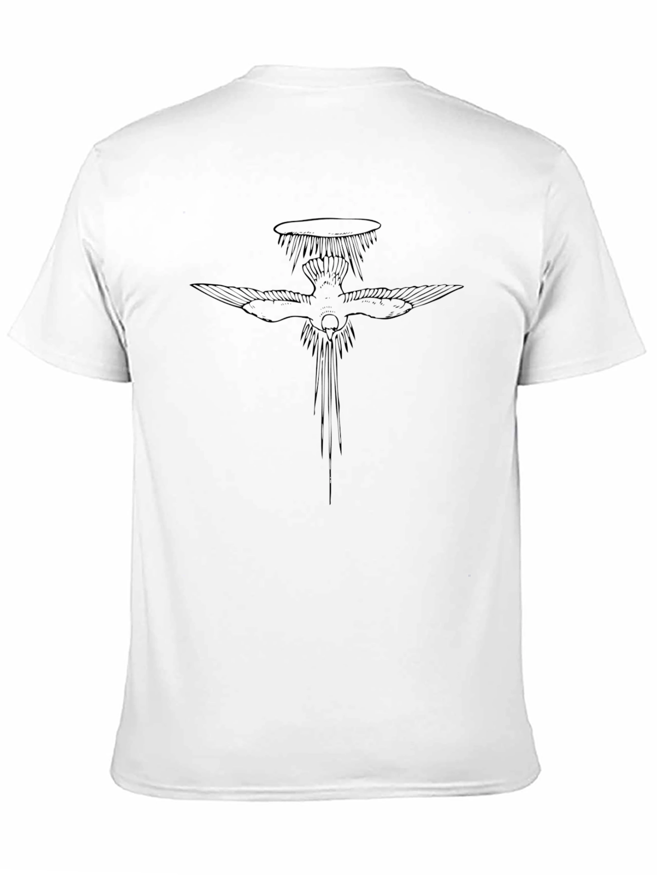 Dove Graphic Black T-Shirt - Sleek and Stylish