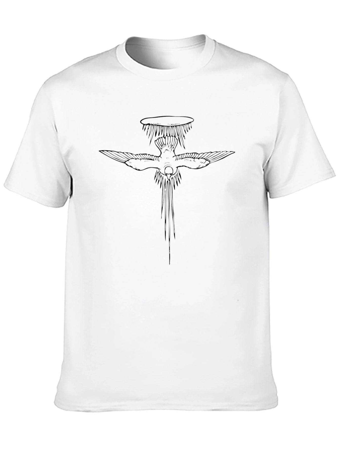 Dove Graphic Black T-Shirt - Sleek and Stylish
