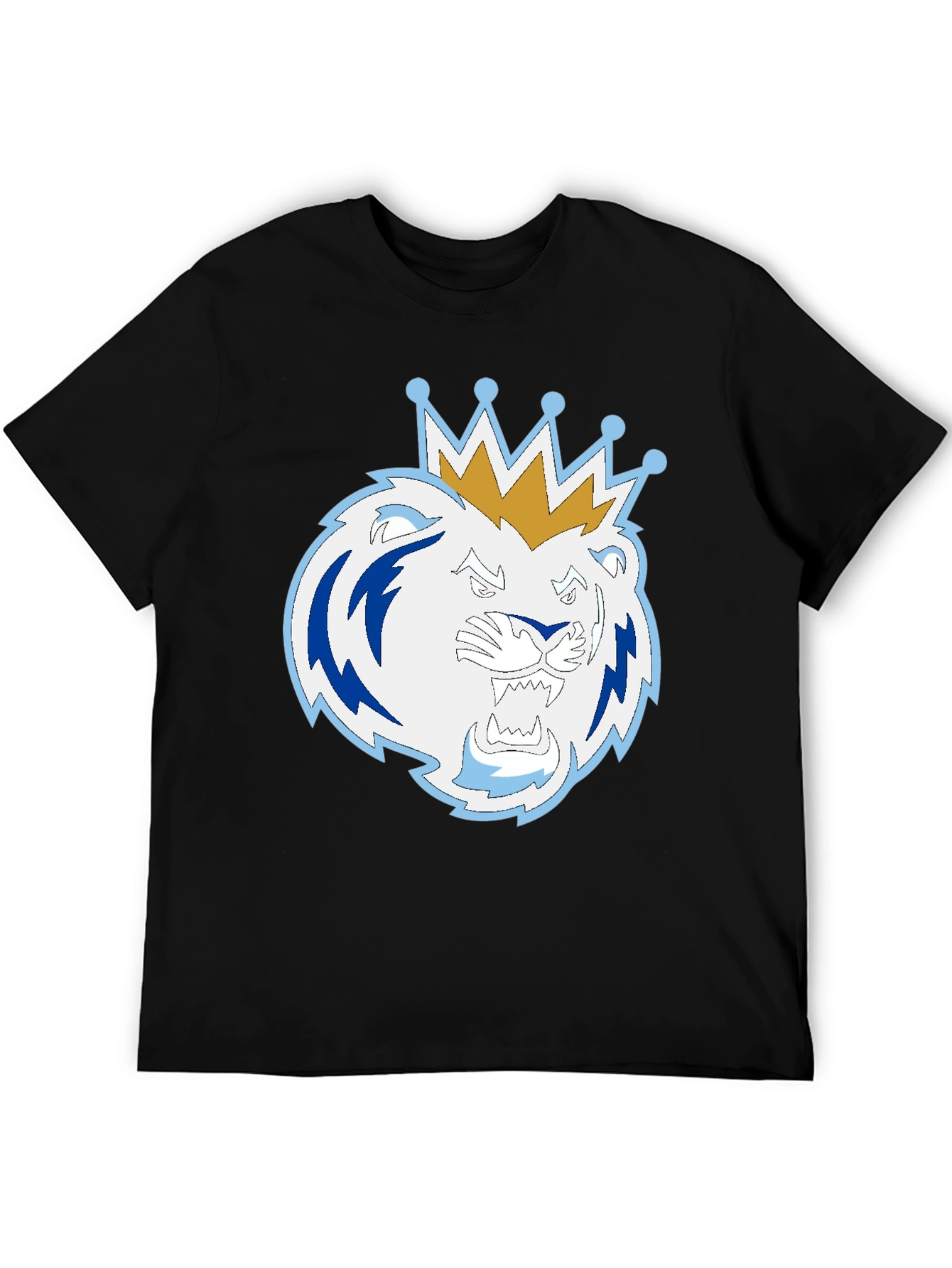 King Lion Graphic T-Shirt - Black Tee