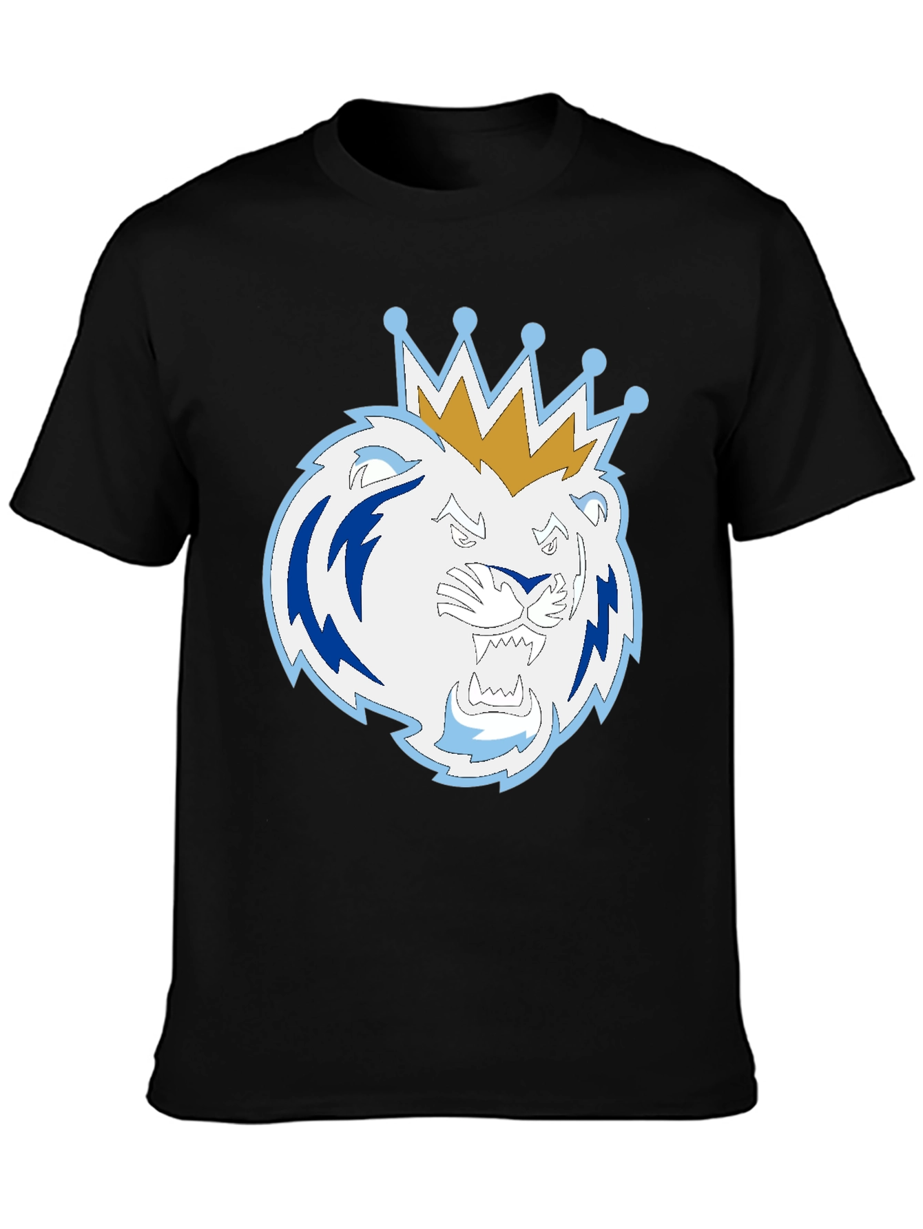 King Lion Graphic T-Shirt - Black Tee
