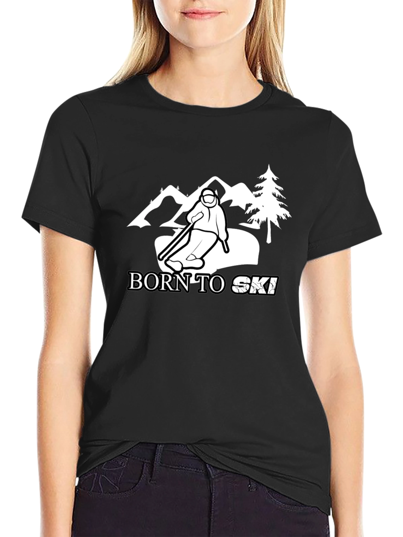 Born to Ski T-Shirt - Mountain Adventure Apparel