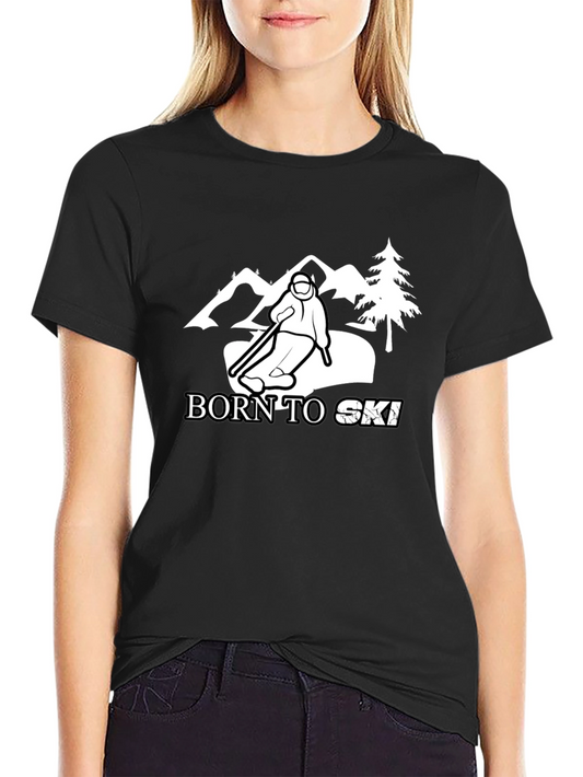 Born to Ski T-Shirt - Mountain Adventure Apparel