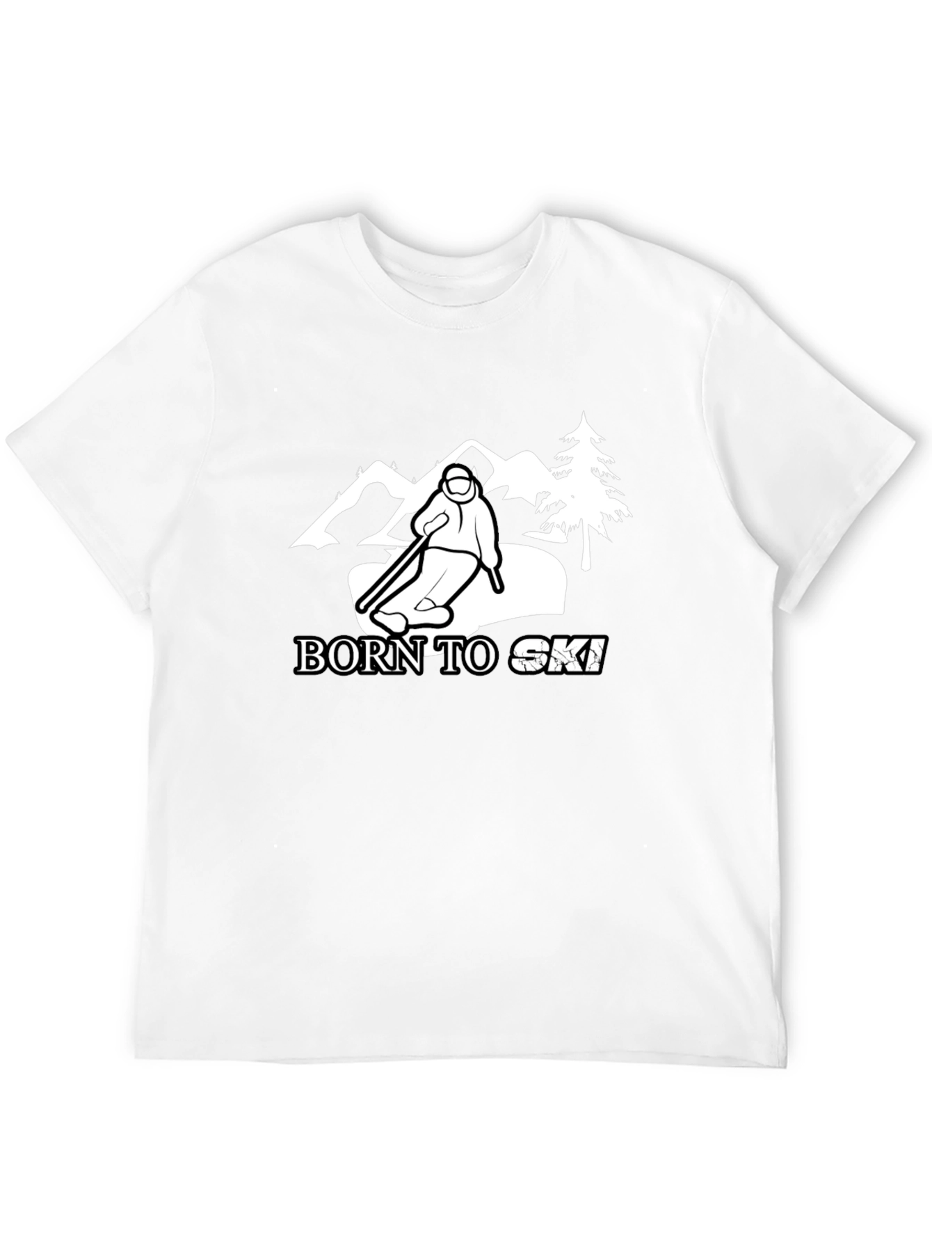 Born to Ski T-Shirt - Mountain Adventure Apparel