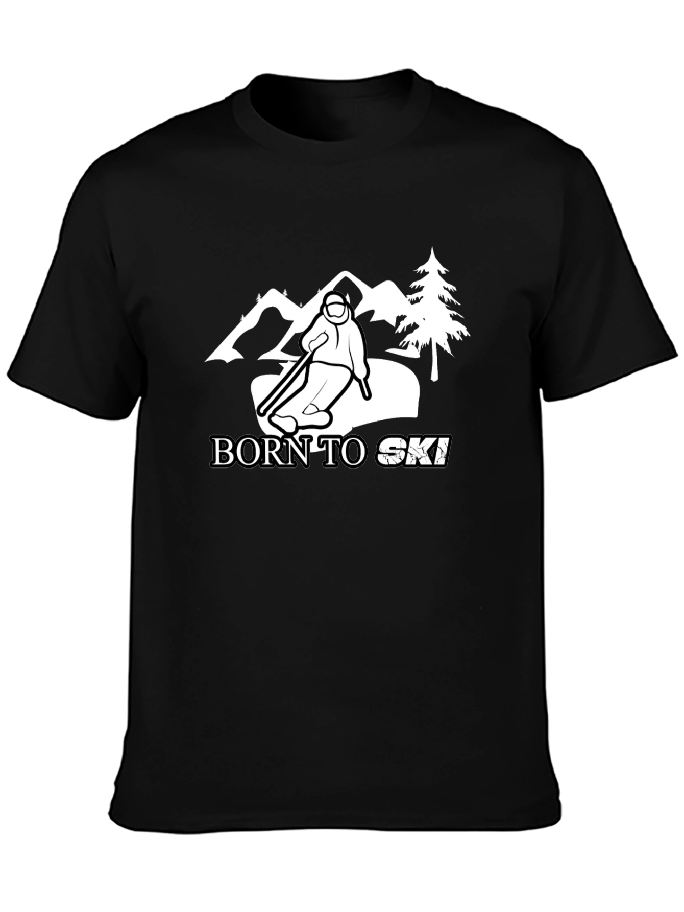 Born to Ski T-Shirt - Mountain Adventure Apparel