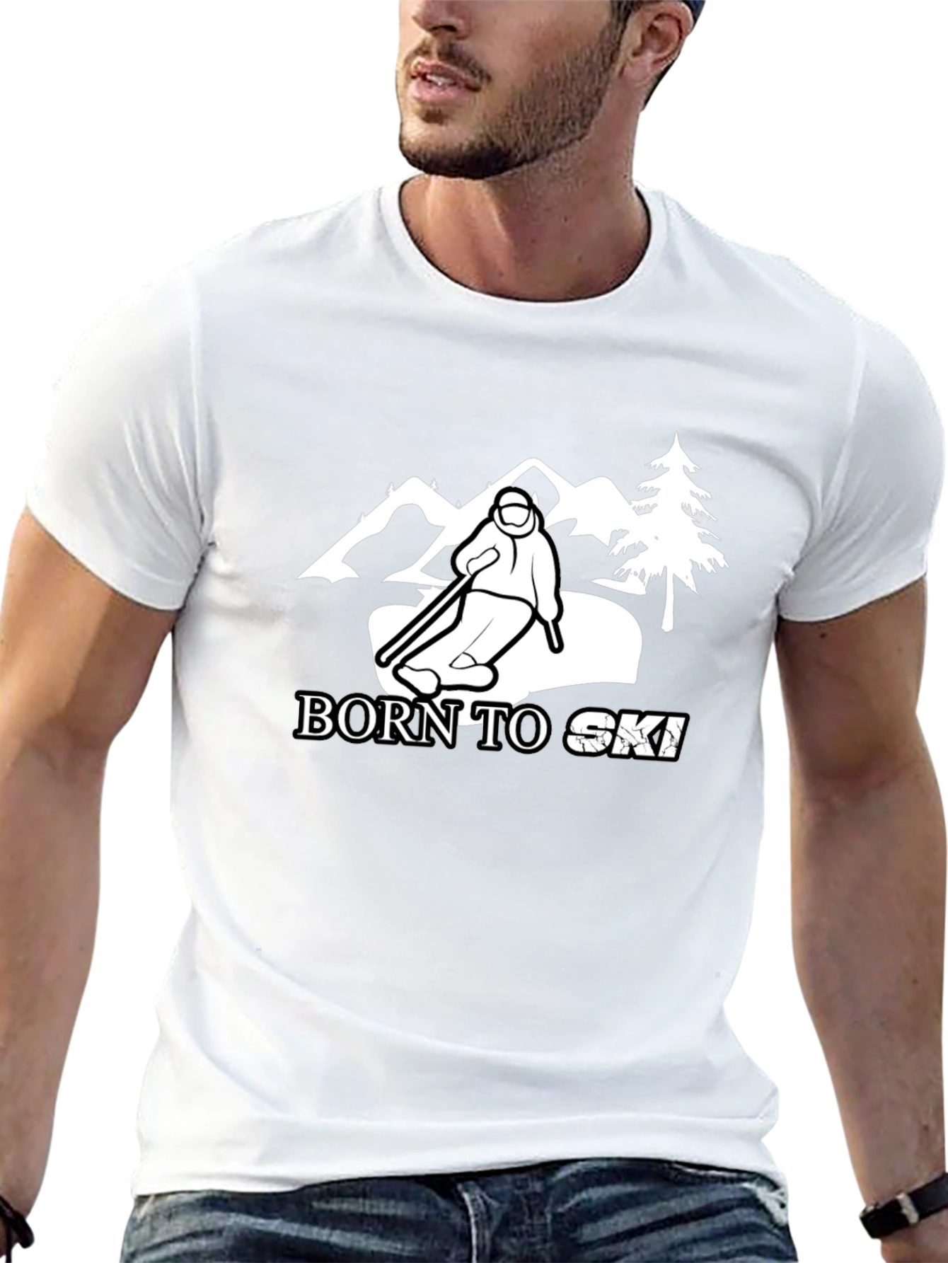 Born to Ski T-Shirt - Mountain Adventure Apparel