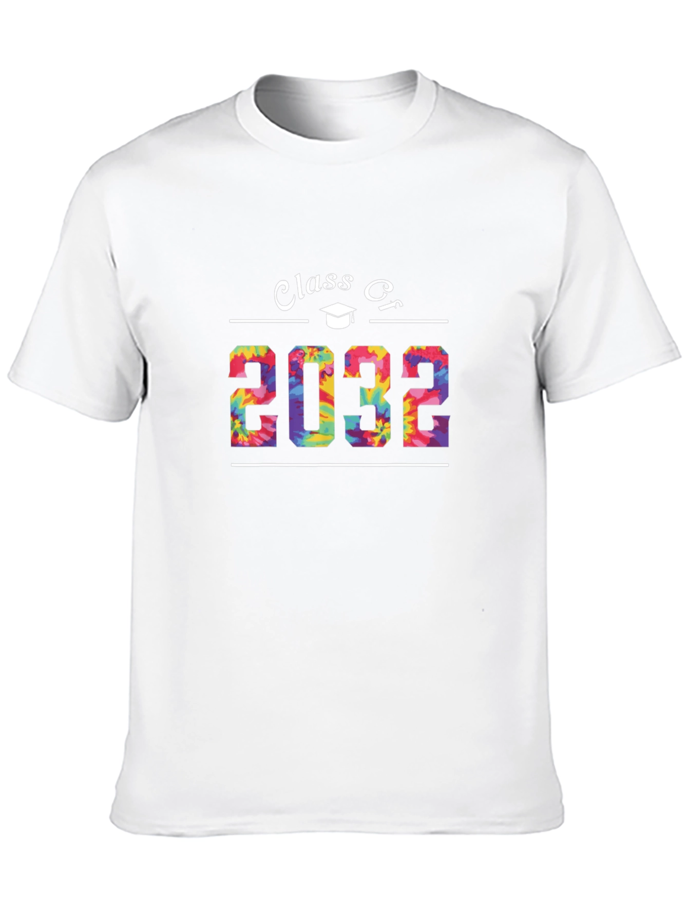 Class of 2032 Tie Dye Graduation T-Shirt