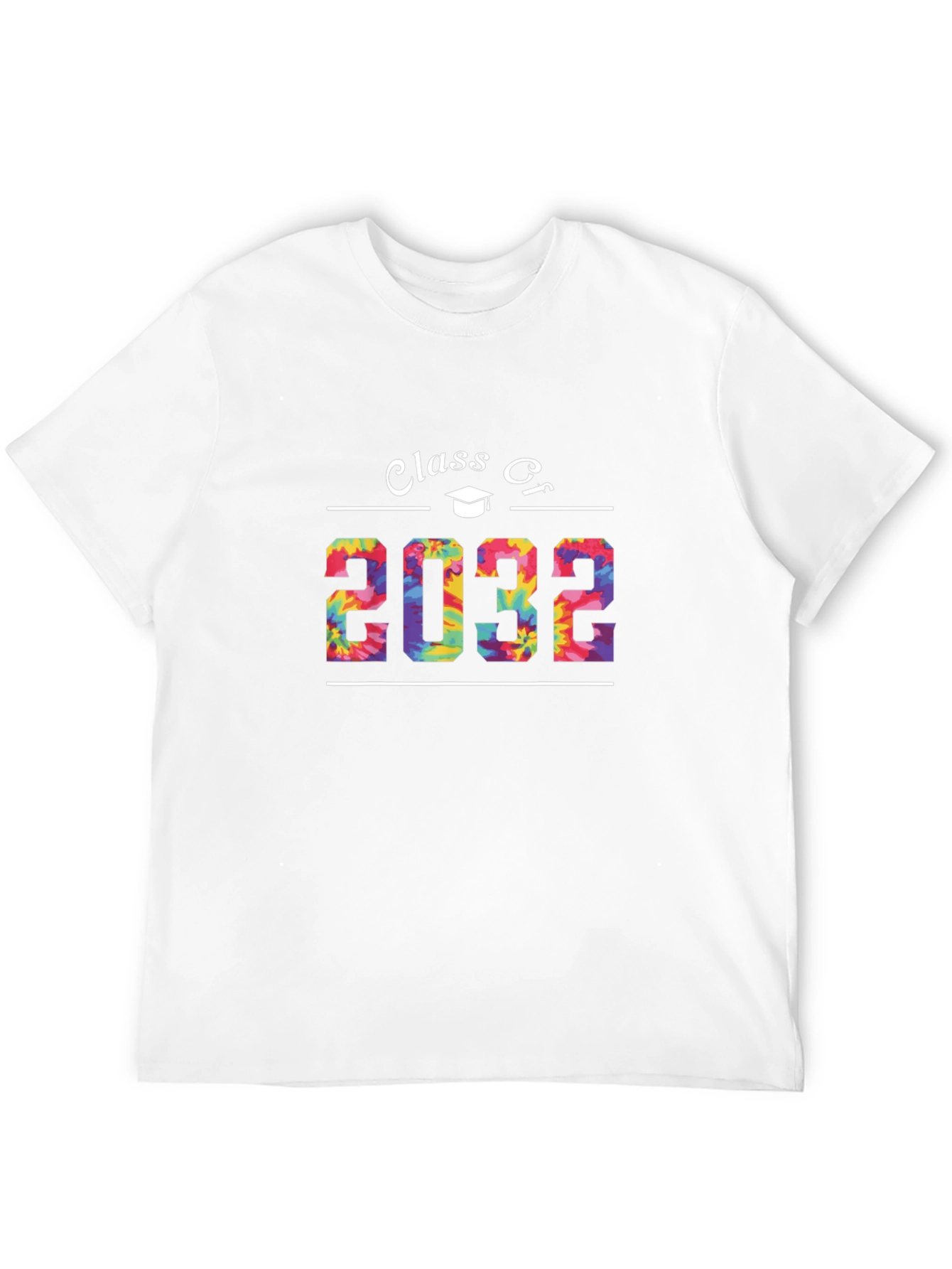 Class of 2032 Tie Dye Graduation T-Shirt