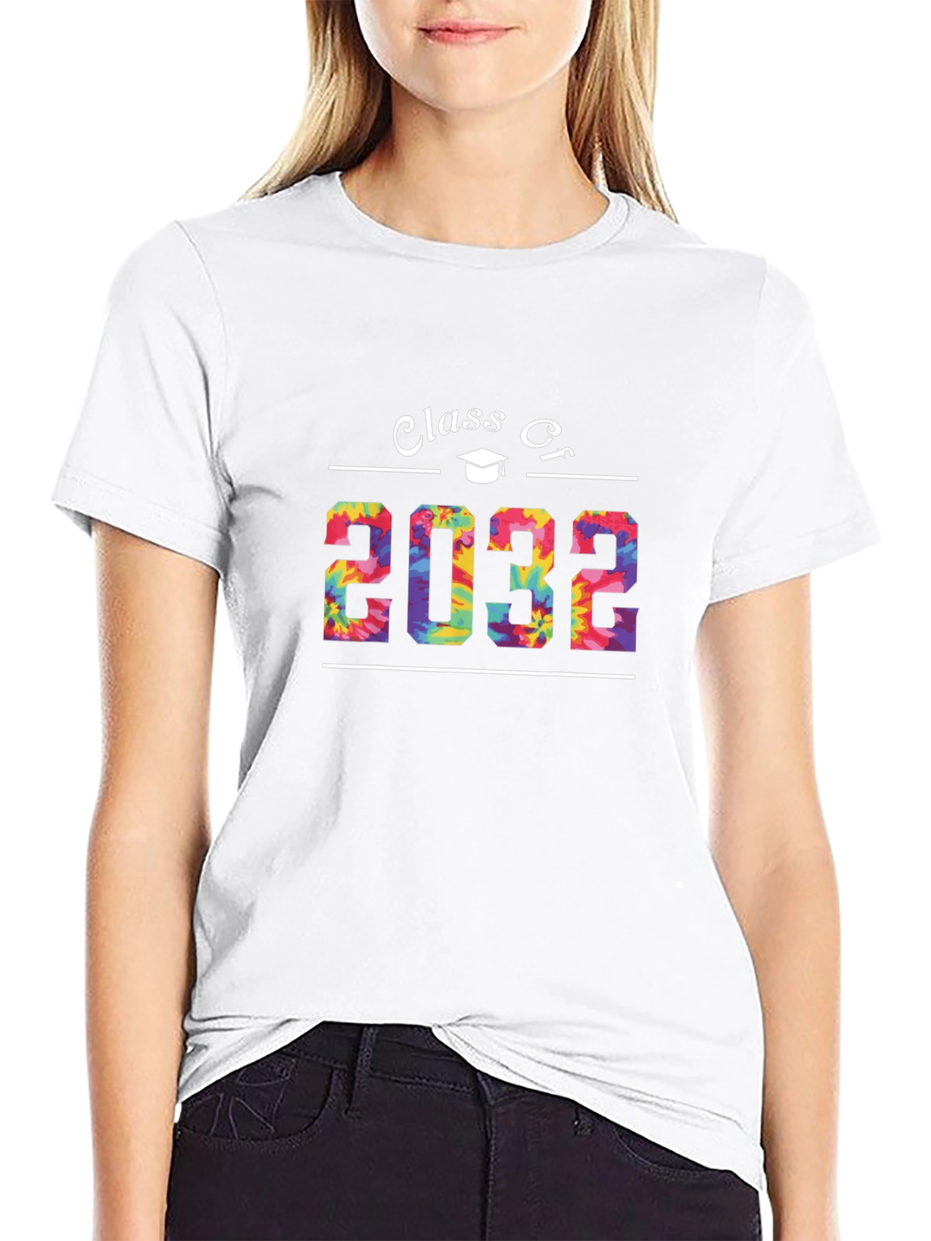 Class of 2032 Tie Dye Graduation T-Shirt