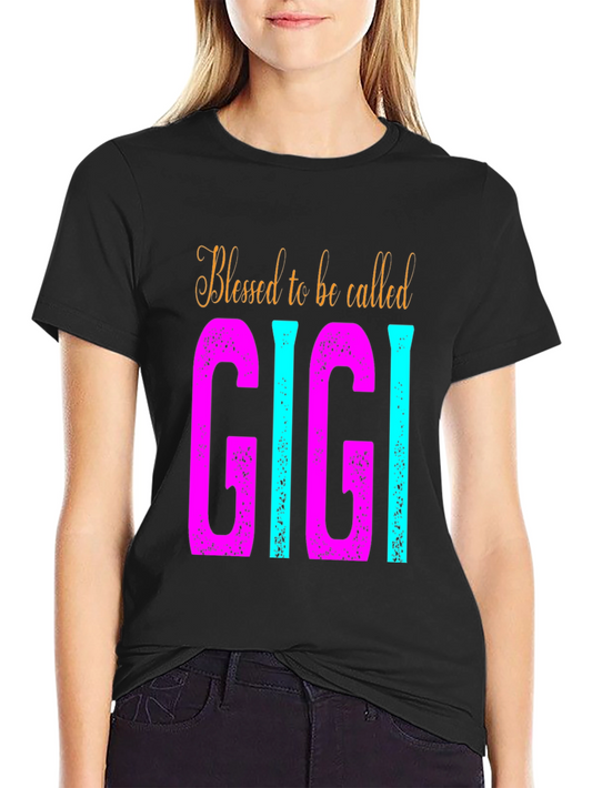 Blessed Gigi T-Shirt - Cute Grandma Tee