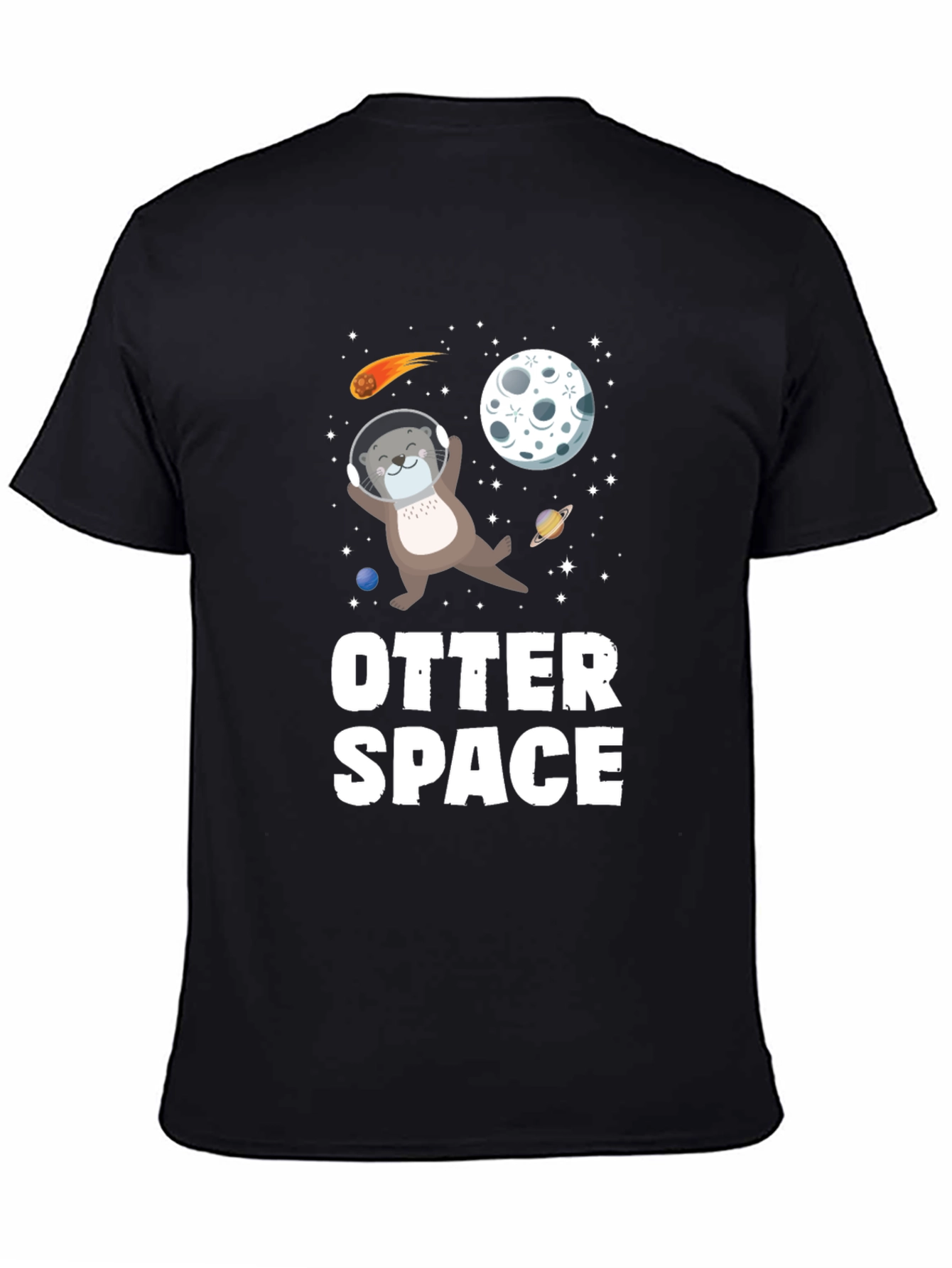 Otter Space T-Shirt - Astronaut Otter Tee