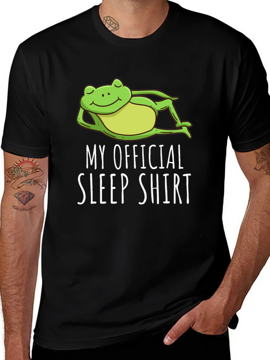 Funny Frog Sleep Shirt - Soft Cotton Tee