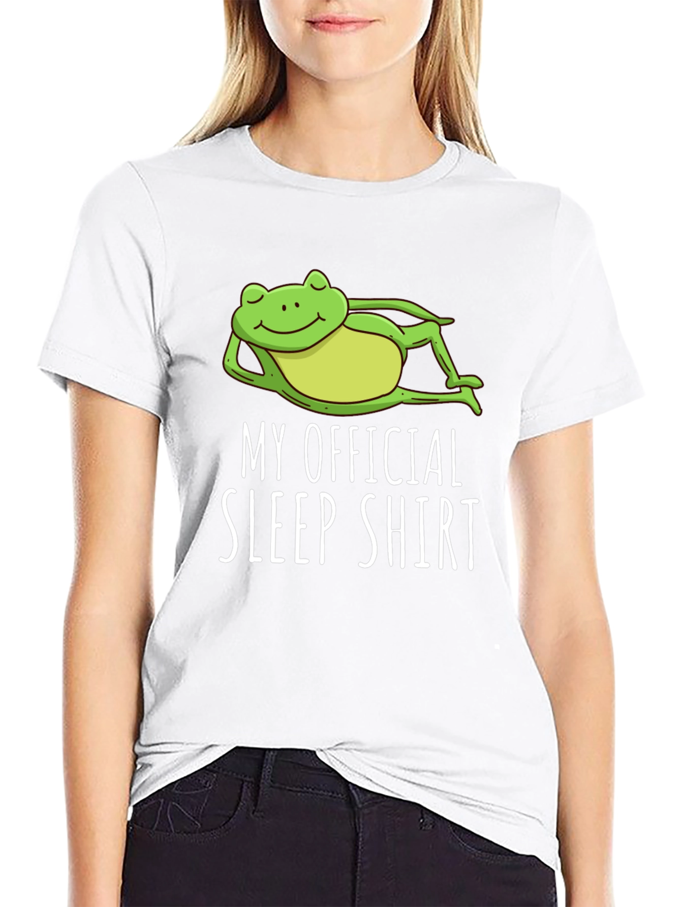 Funny Frog Sleep Shirt - Soft Cotton Tee