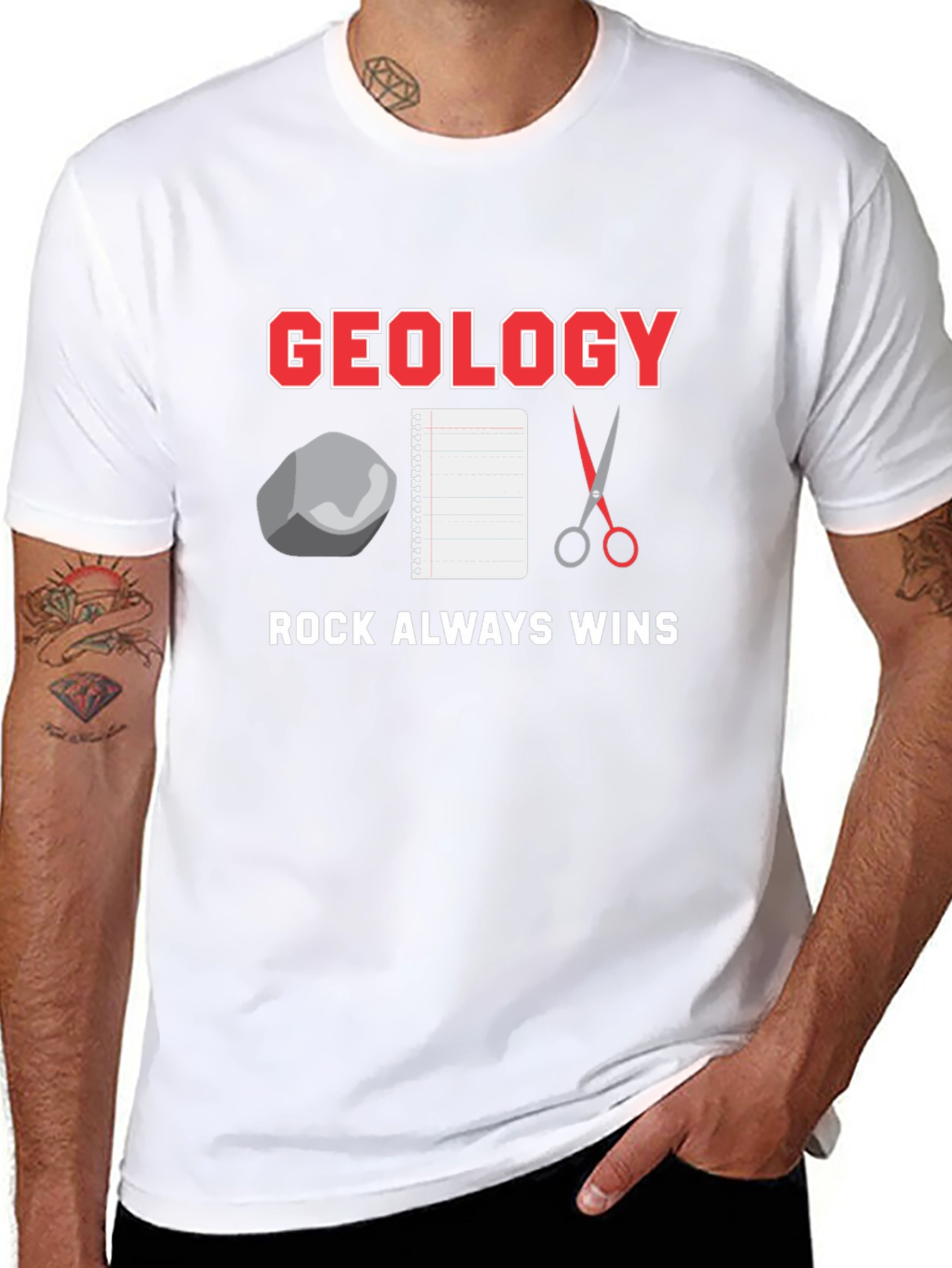 Geology Rock Always Wins T-Shirt