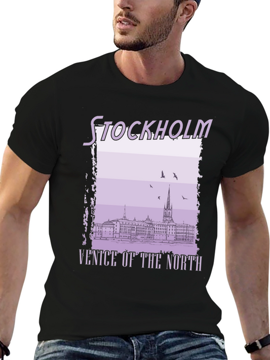 Stockholm Venice of the North Graphic T-Shirt
