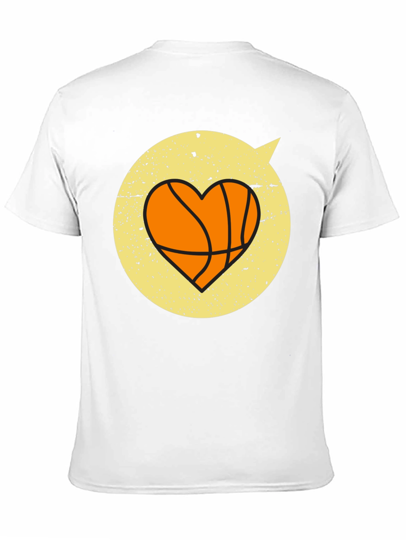 Basketball Heart Graphic Tee - Stylish & Comfortable