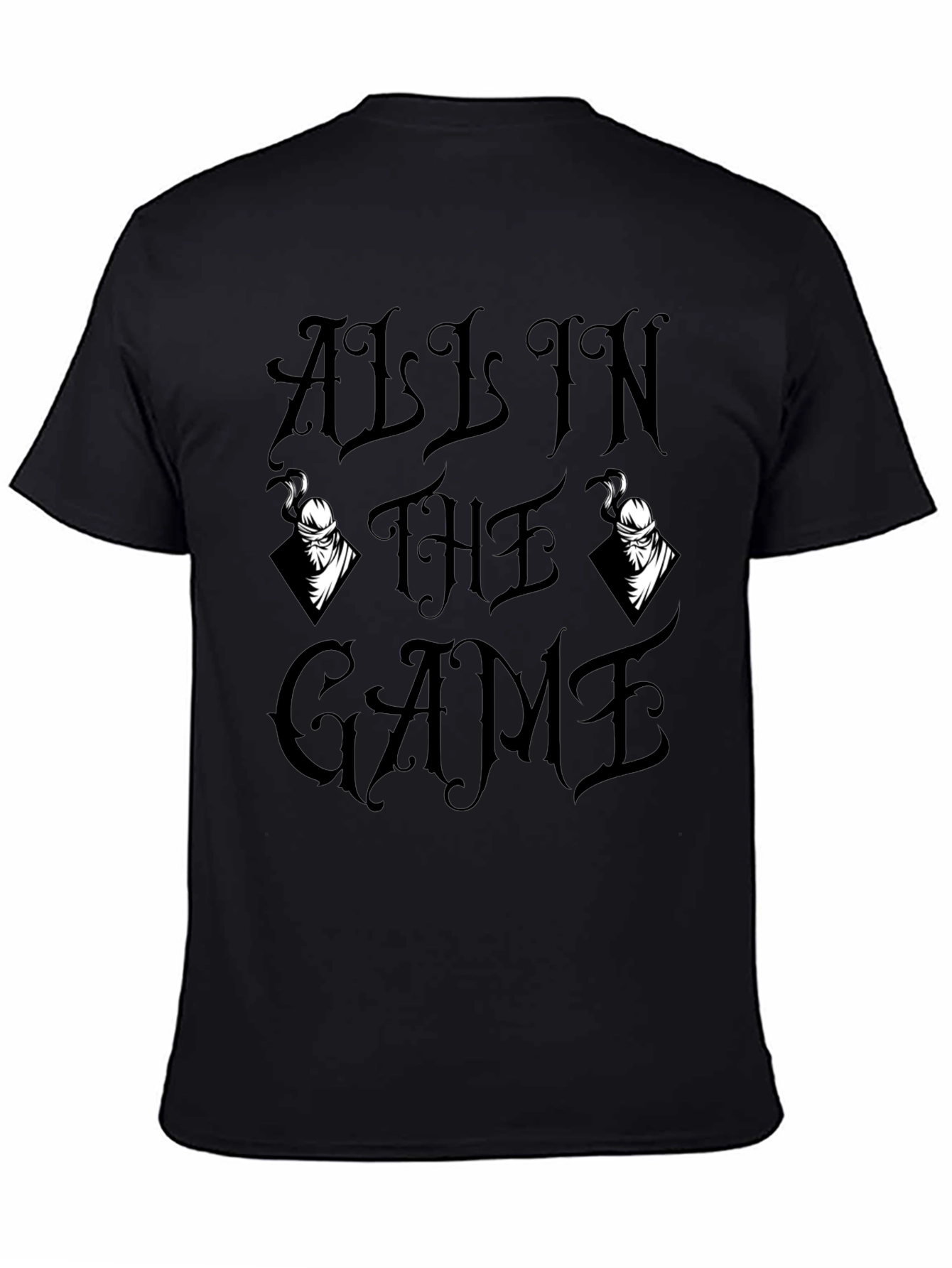 All In The Game Graphic Tee - Black