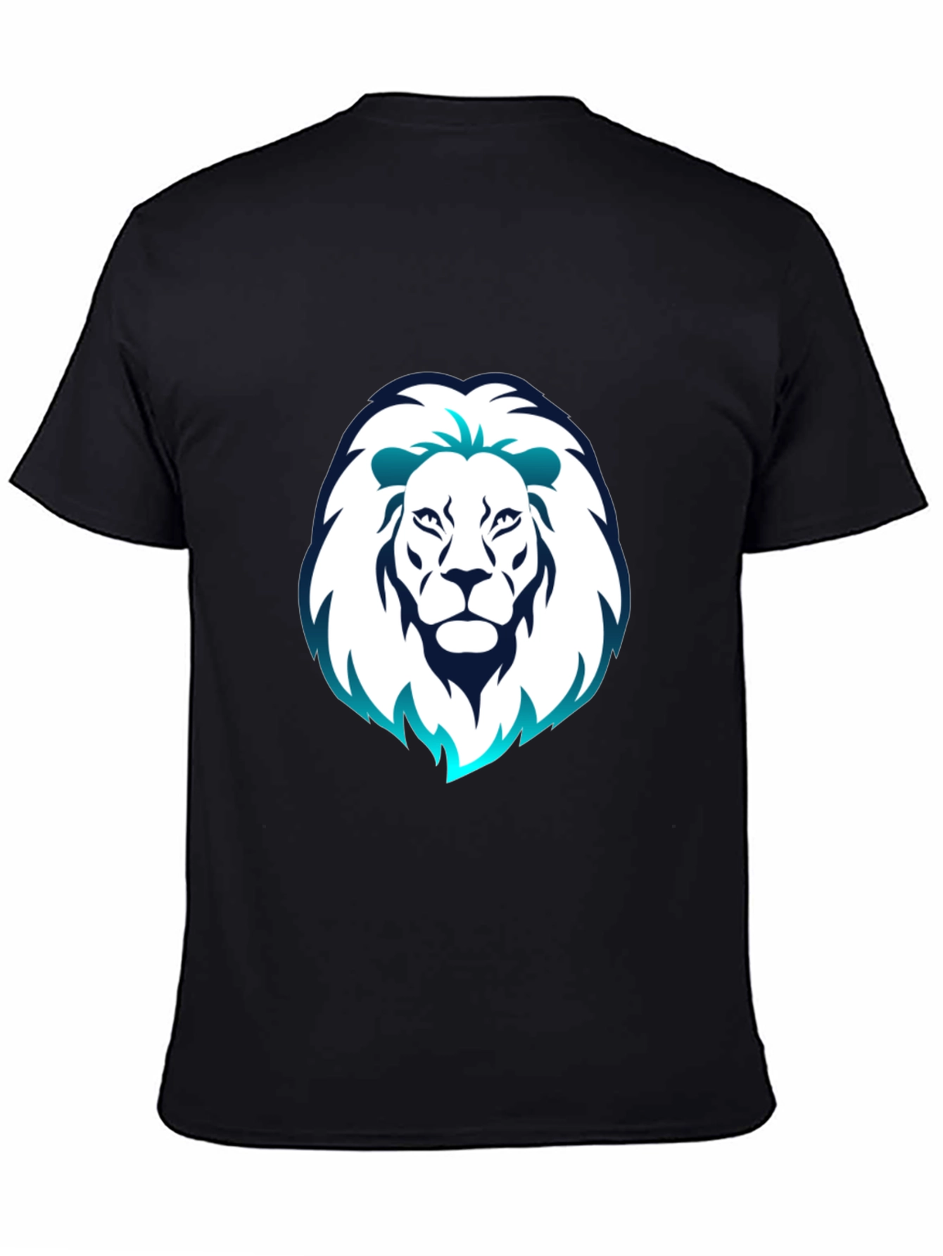 Lion Head Graphic Tee - Black T-Shirt
