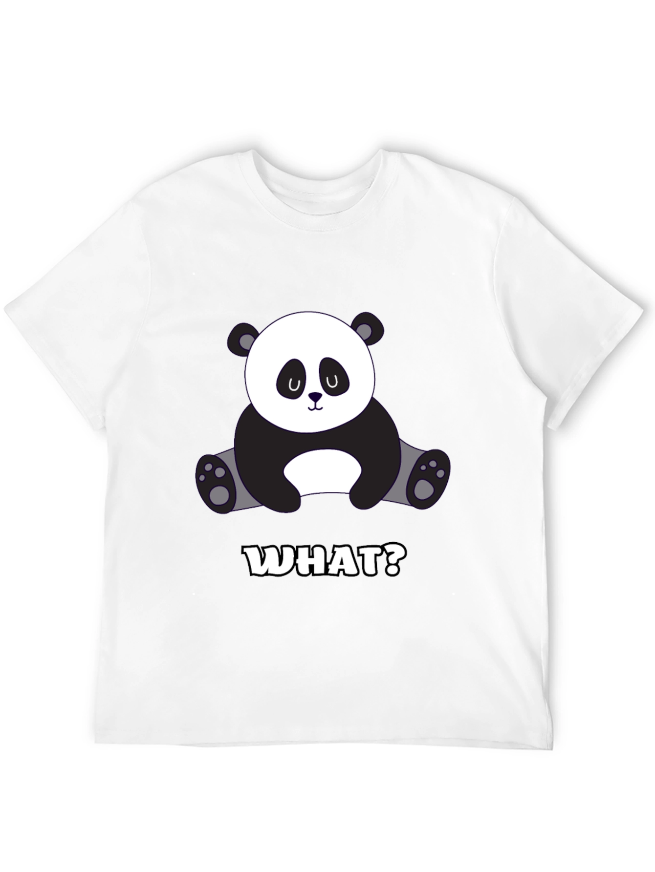 Funny Panda T-Shirt - WHAT? Design