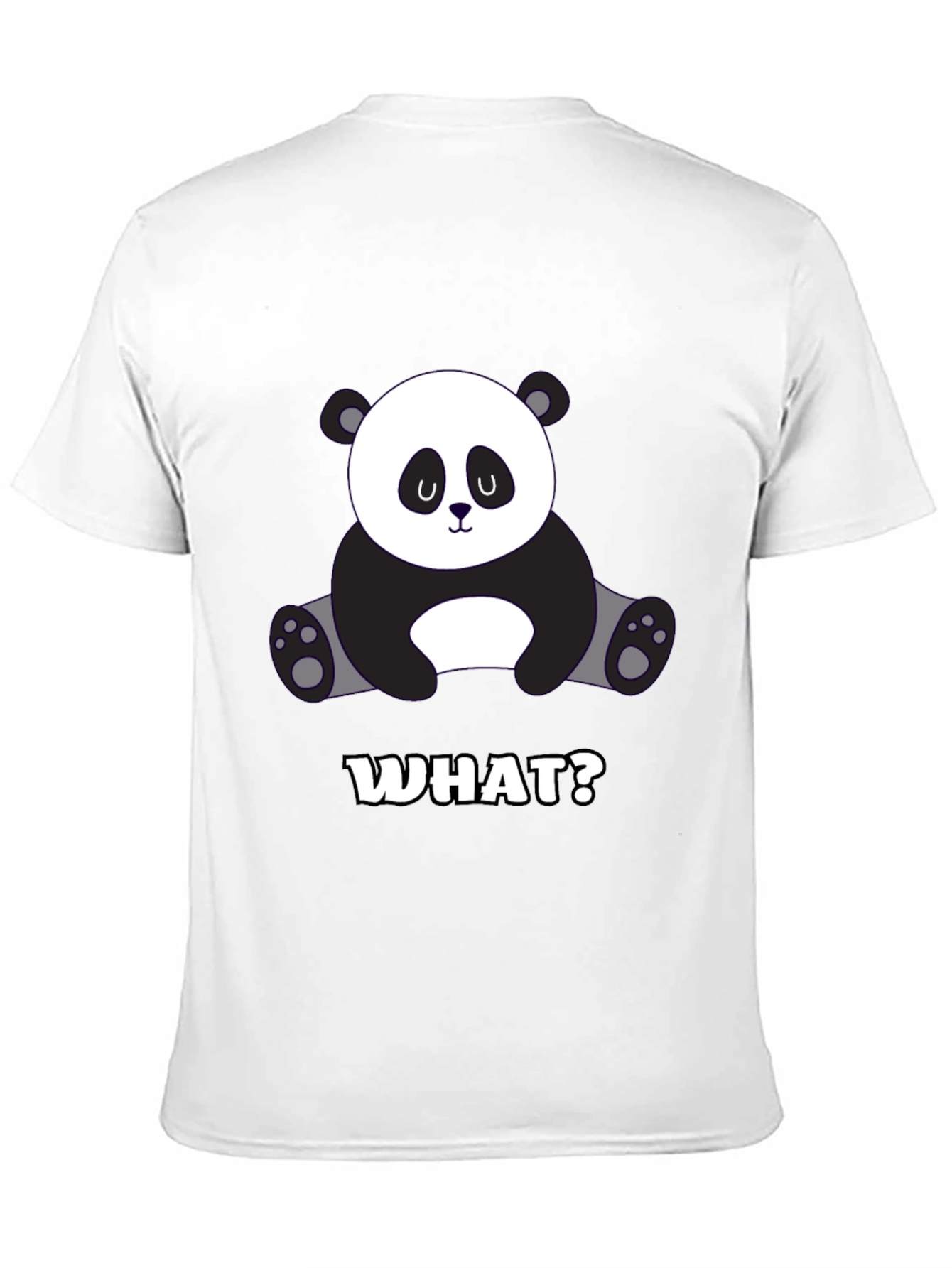 Funny Panda T-Shirt - WHAT? Design