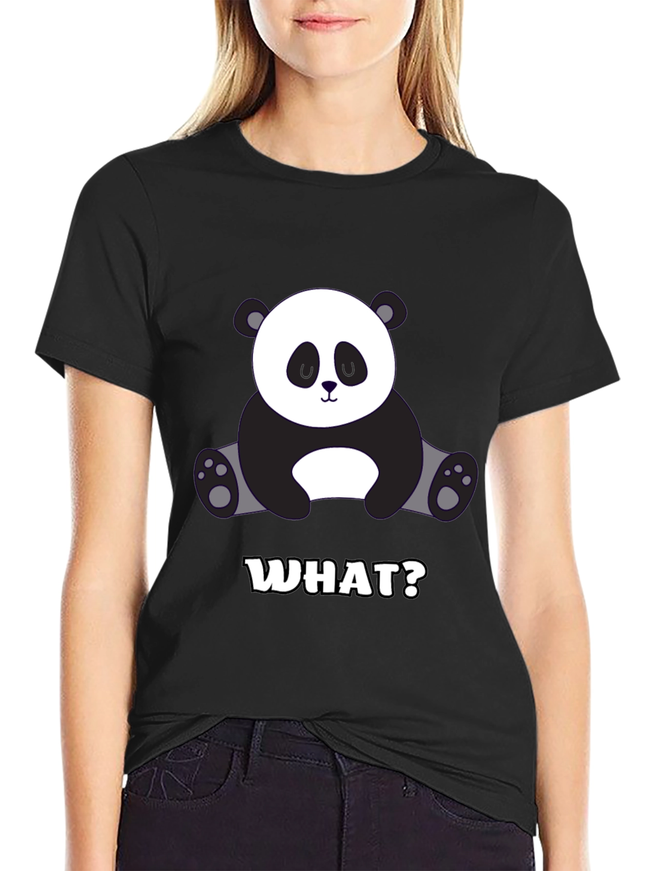 Funny Panda T-Shirt - WHAT? Design