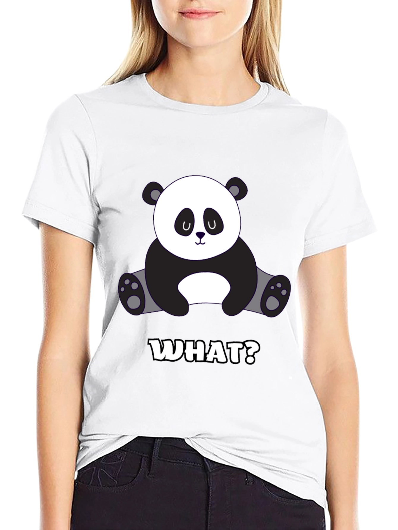 Funny Panda T-Shirt - WHAT? Design